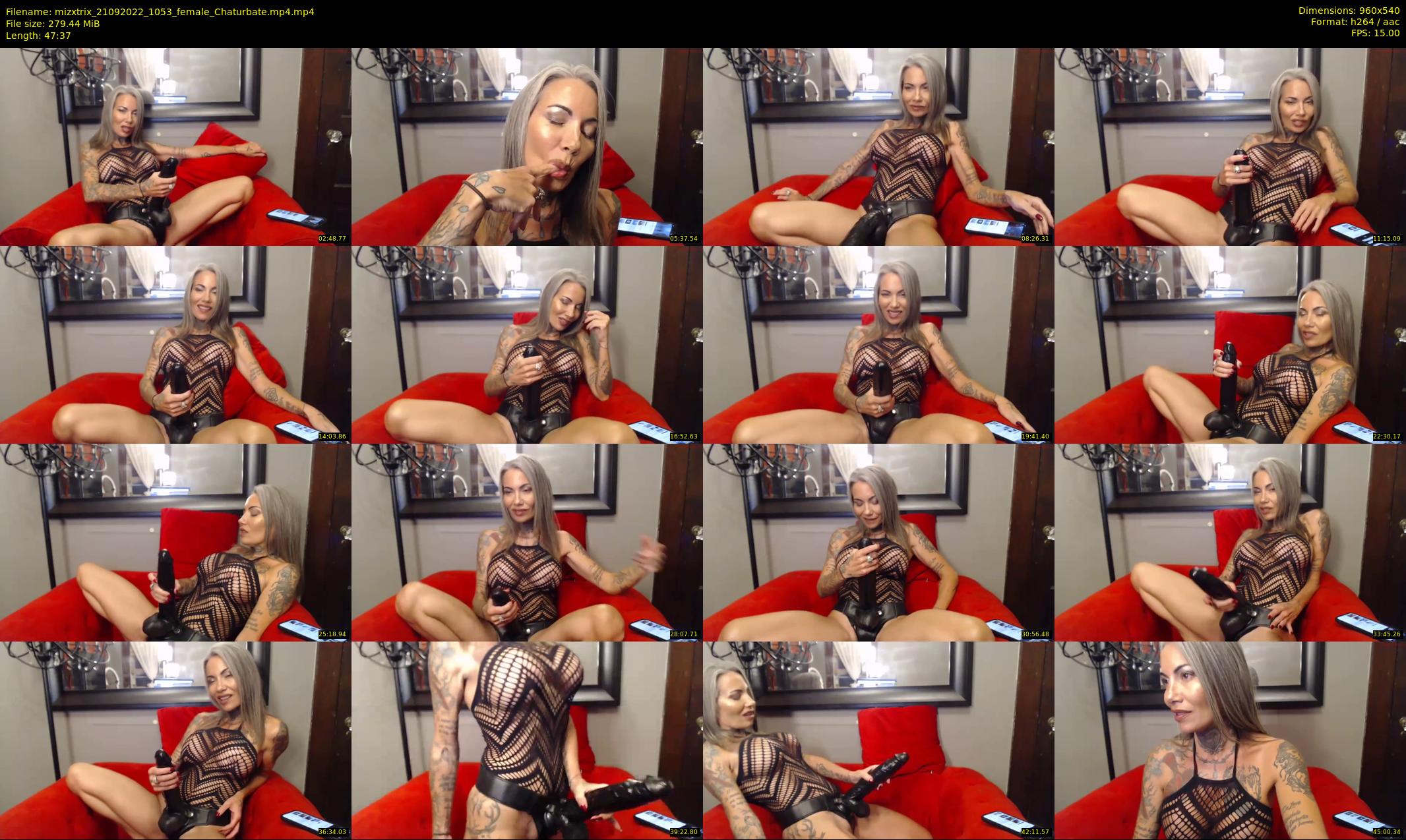 mizxtrix — 48 minute Chaturbate Female stripcam clip, Sep 21, 2022