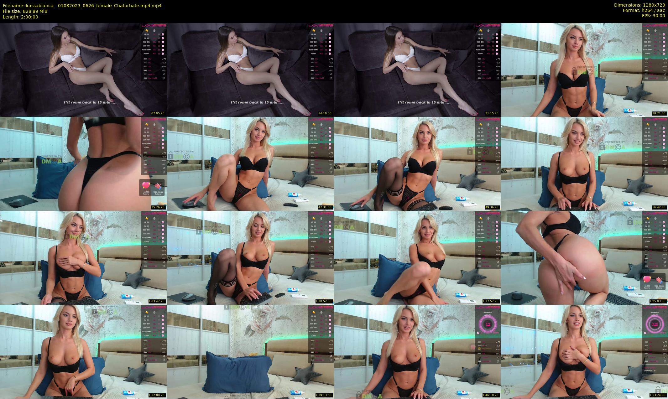 kassablanca_ — Chaturbate Female stripcam clip, Aug 1, 2023