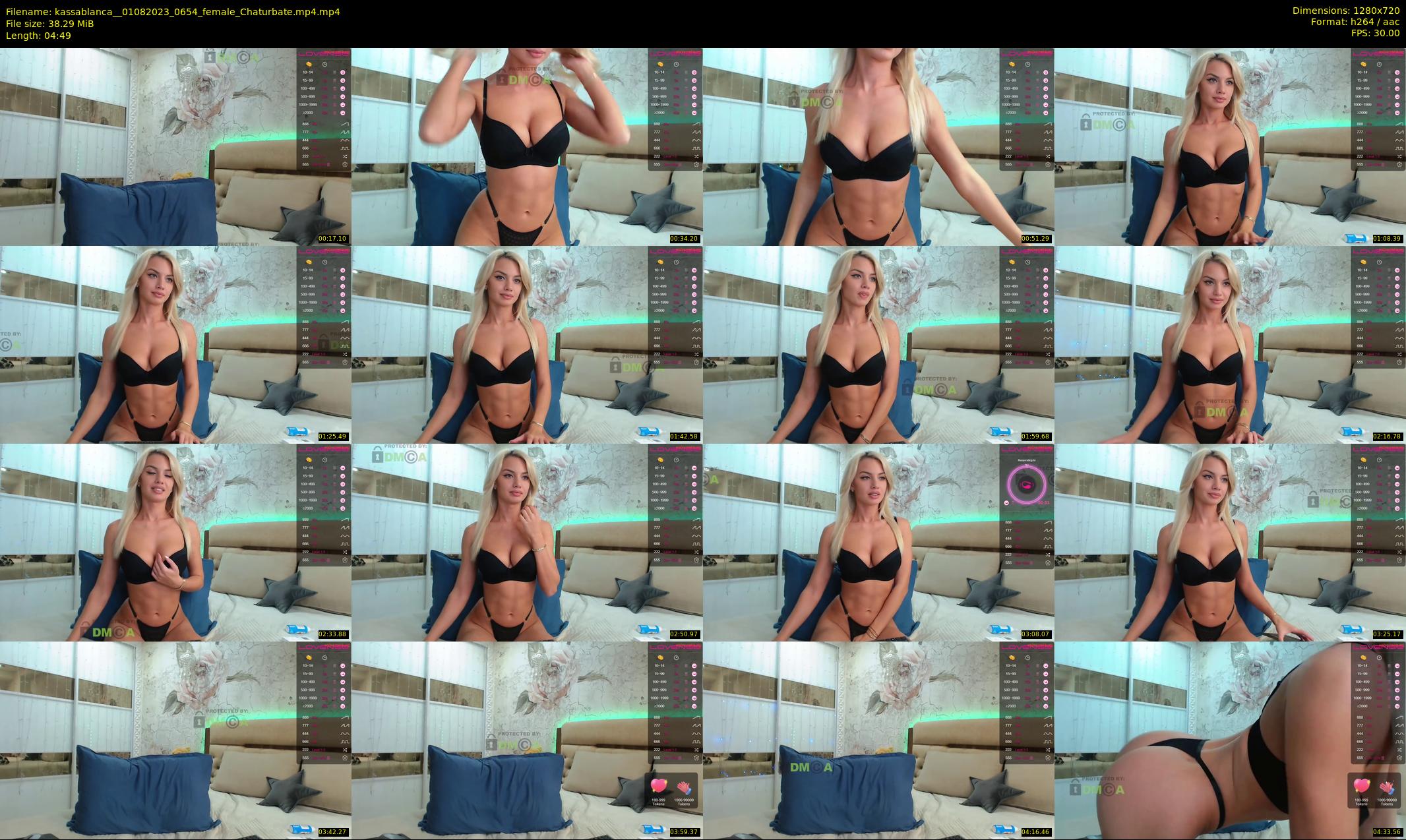 kassablanca_ — Chaturbate Female stripcam clip, Aug 1, 2023