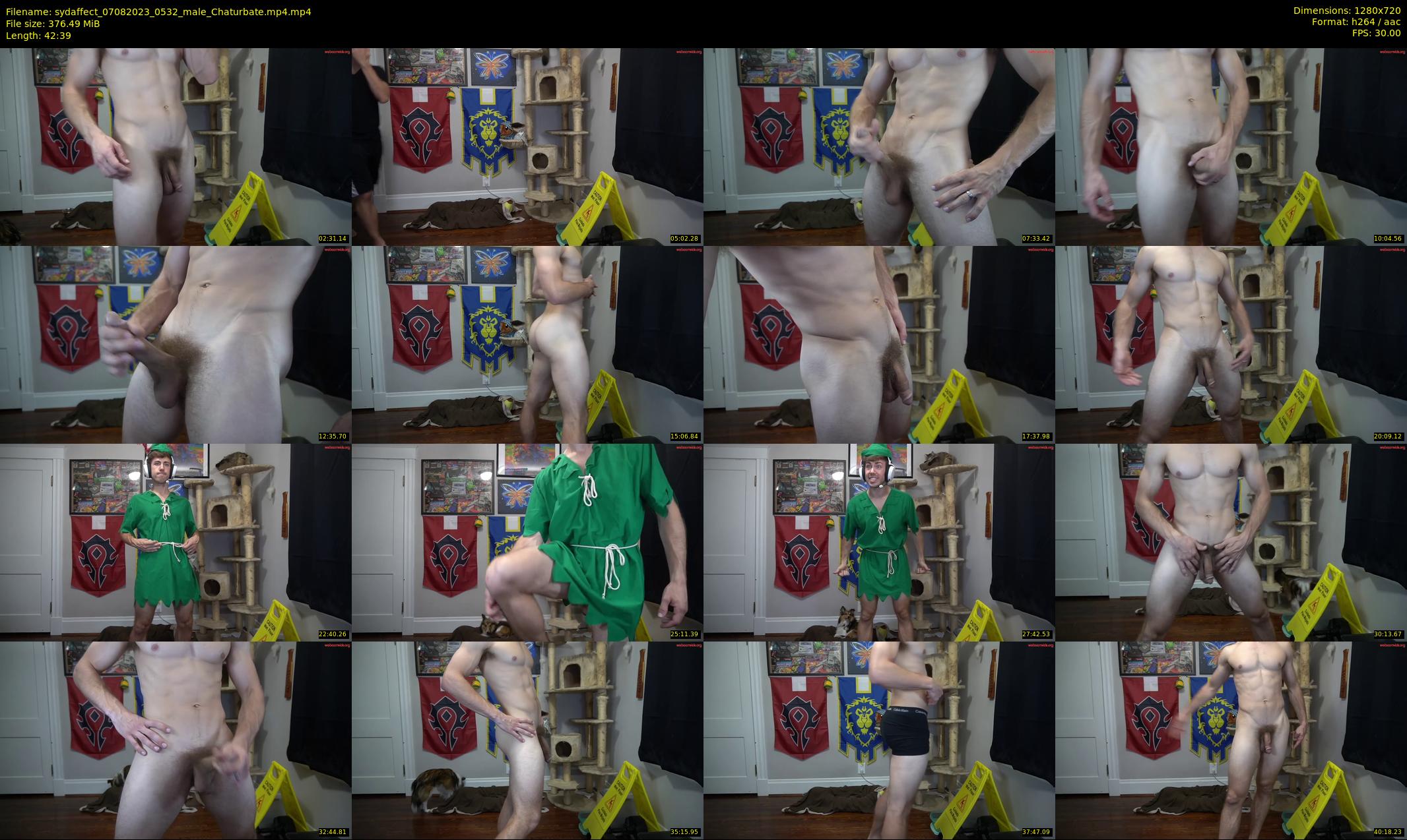 sydaffect — Chaturbate Male stripcam clip, Aug 6, 2023