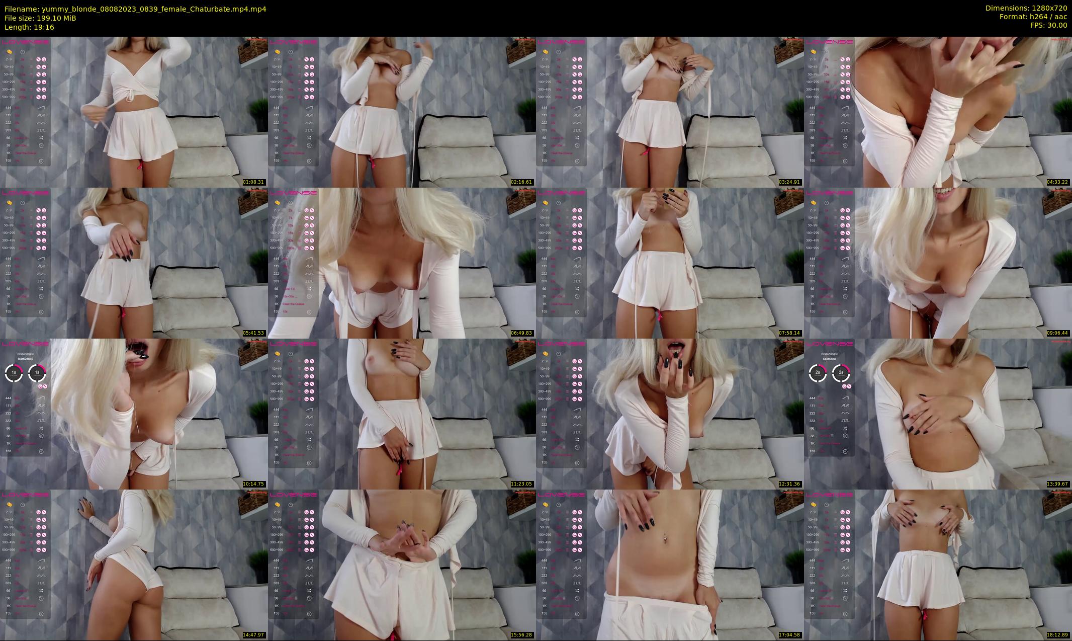 yummy_blonde — Chaturbate Female stripcam clip, Aug 8, 2023