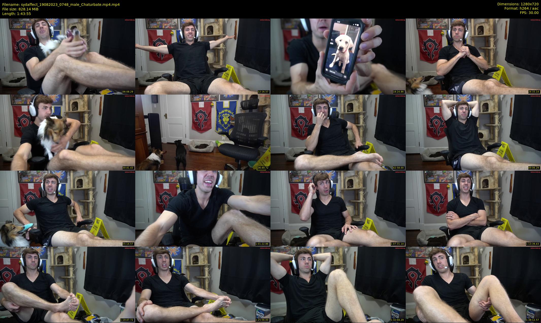 sydaffect — Chaturbate Male stripcam clip, Aug 19, 2023