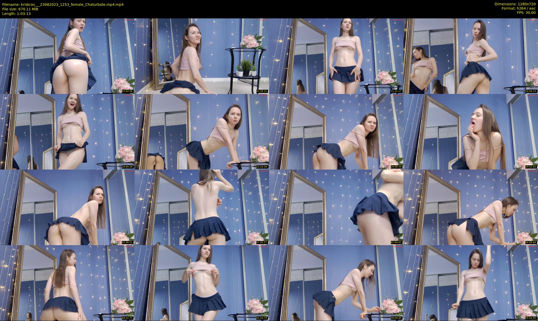 kriskras__ — Chaturbate Female stripcam clip, Aug 23, 2023