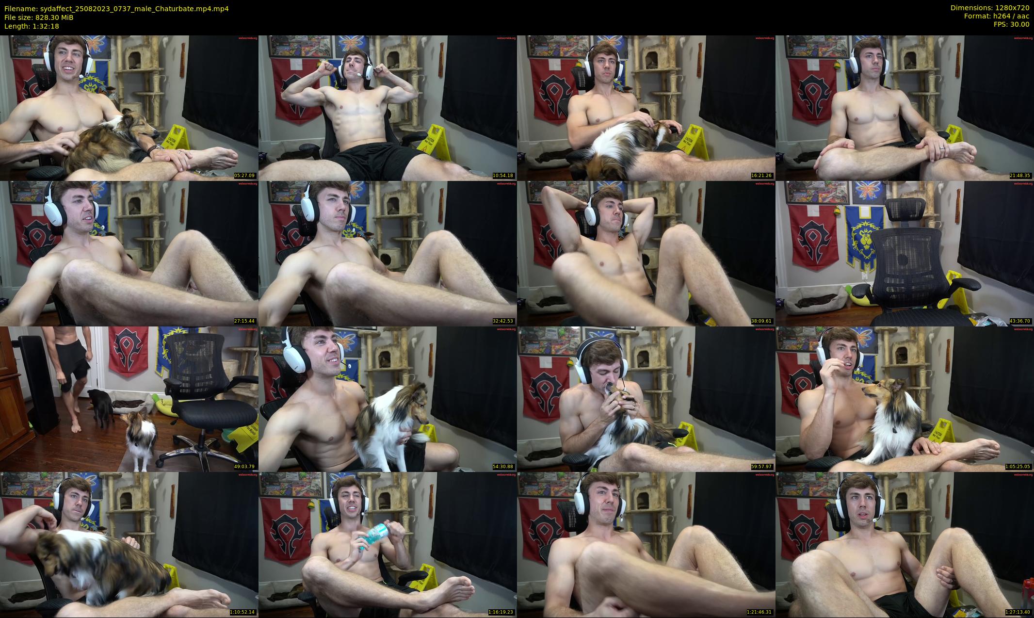 sydaffect — Chaturbate Male stripcam clip, Aug 25, 2023