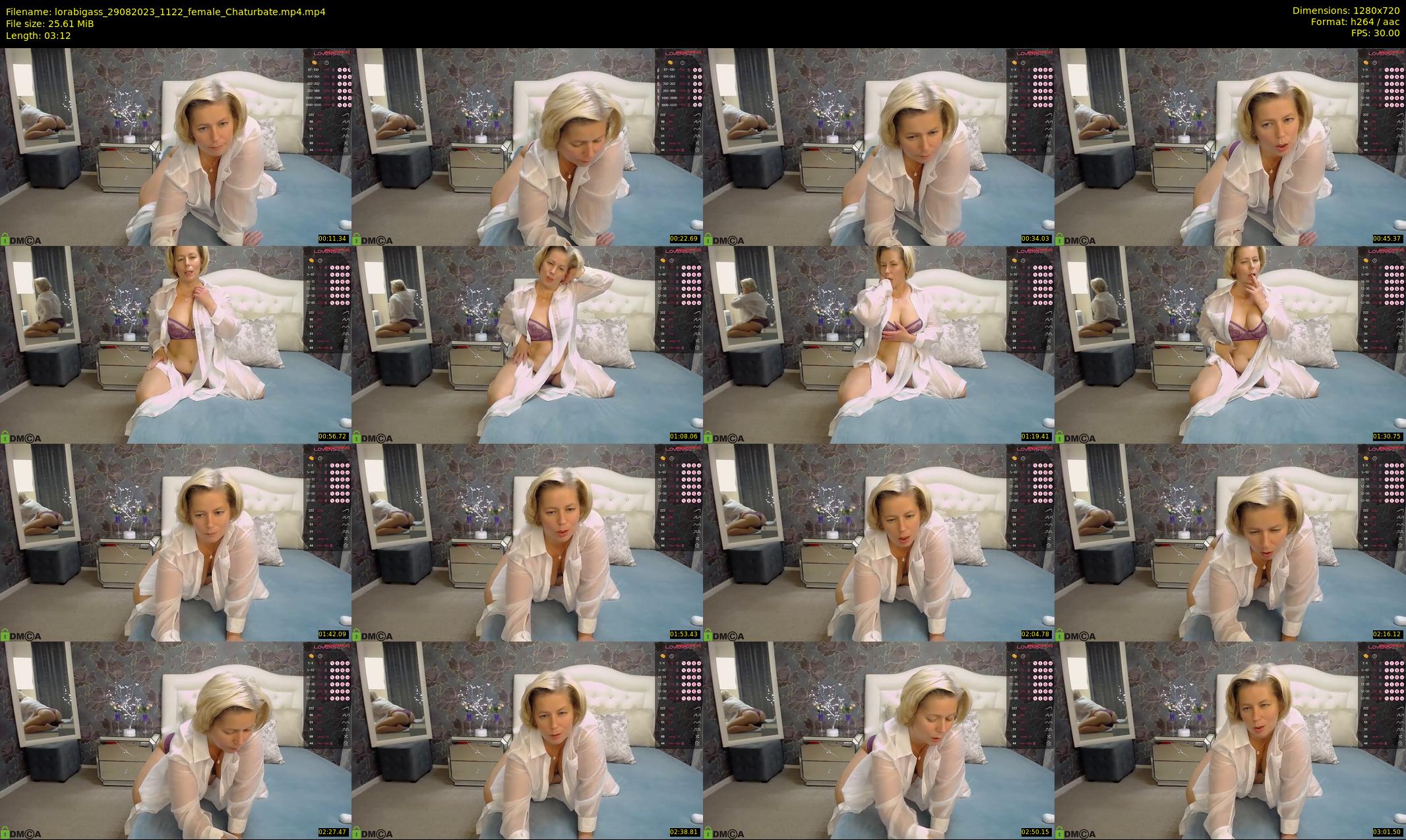 lorabigass — Chaturbate Female stripcam clip, Aug 29, 2023