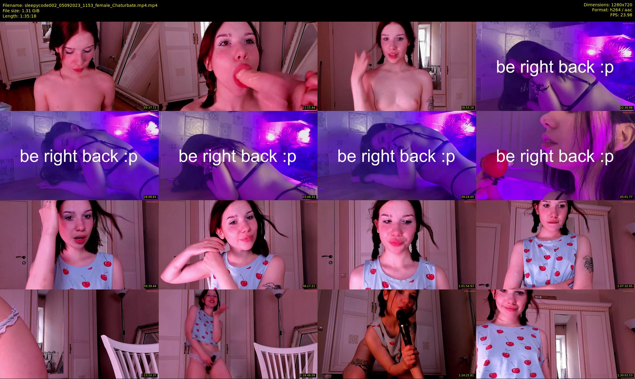 sleepycode002 — Chaturbate Female stripcam clip, Sep 5, 2023