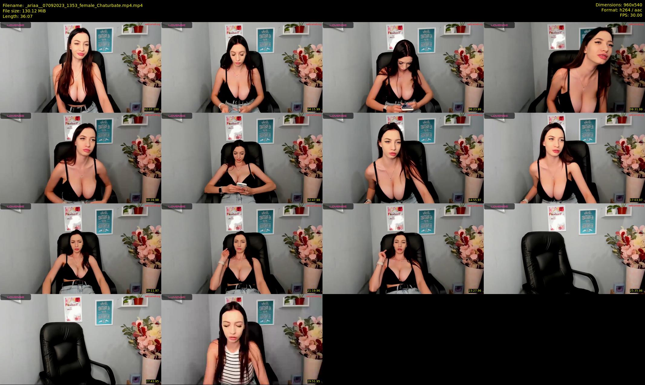 _ariaa_ — Chaturbate Female stripcam clip, Sep 7, 2023