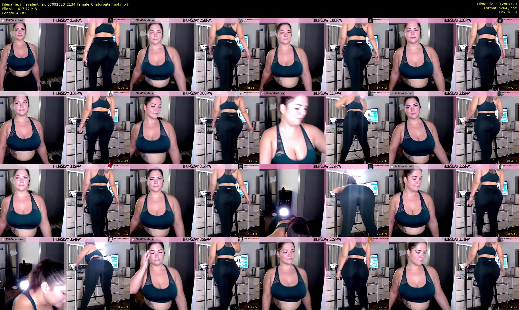 milavalentinax — Chaturbate Female stripcam clip, Sep 7, 2023