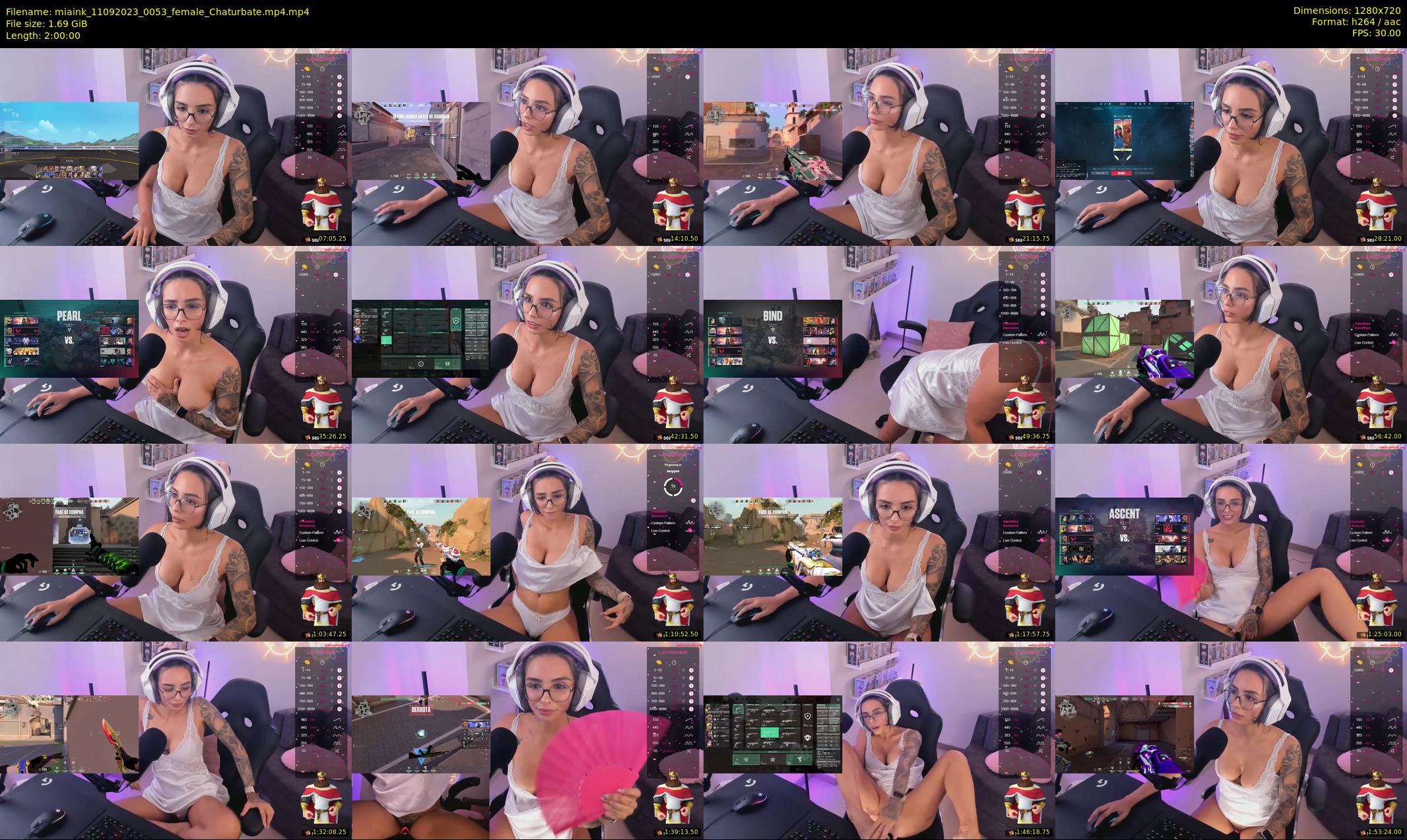miaink — Chaturbate Female stripcam clip, Sep 10, 2023