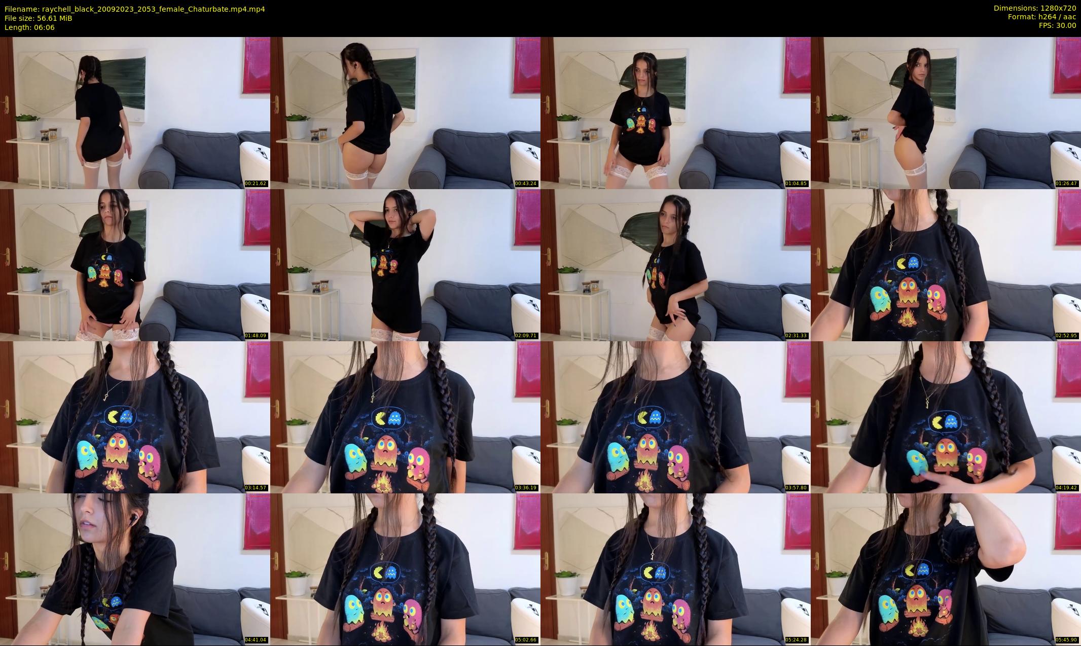 raychell_black — Chaturbate Female stripcam clip, Sep 20, 2023