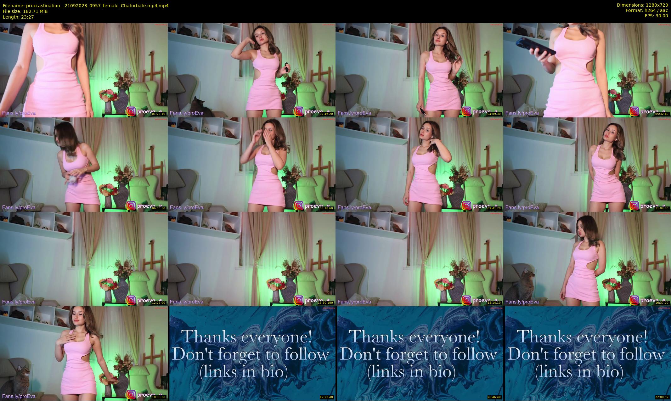 procrastination_ — Chaturbate Female stripcam clip, Sep 21, 2023
