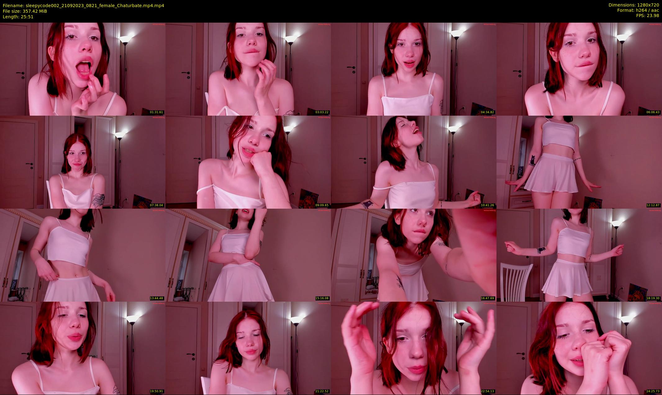 sleepycode002 — Chaturbate Female stripcam clip, Sep 21, 2023