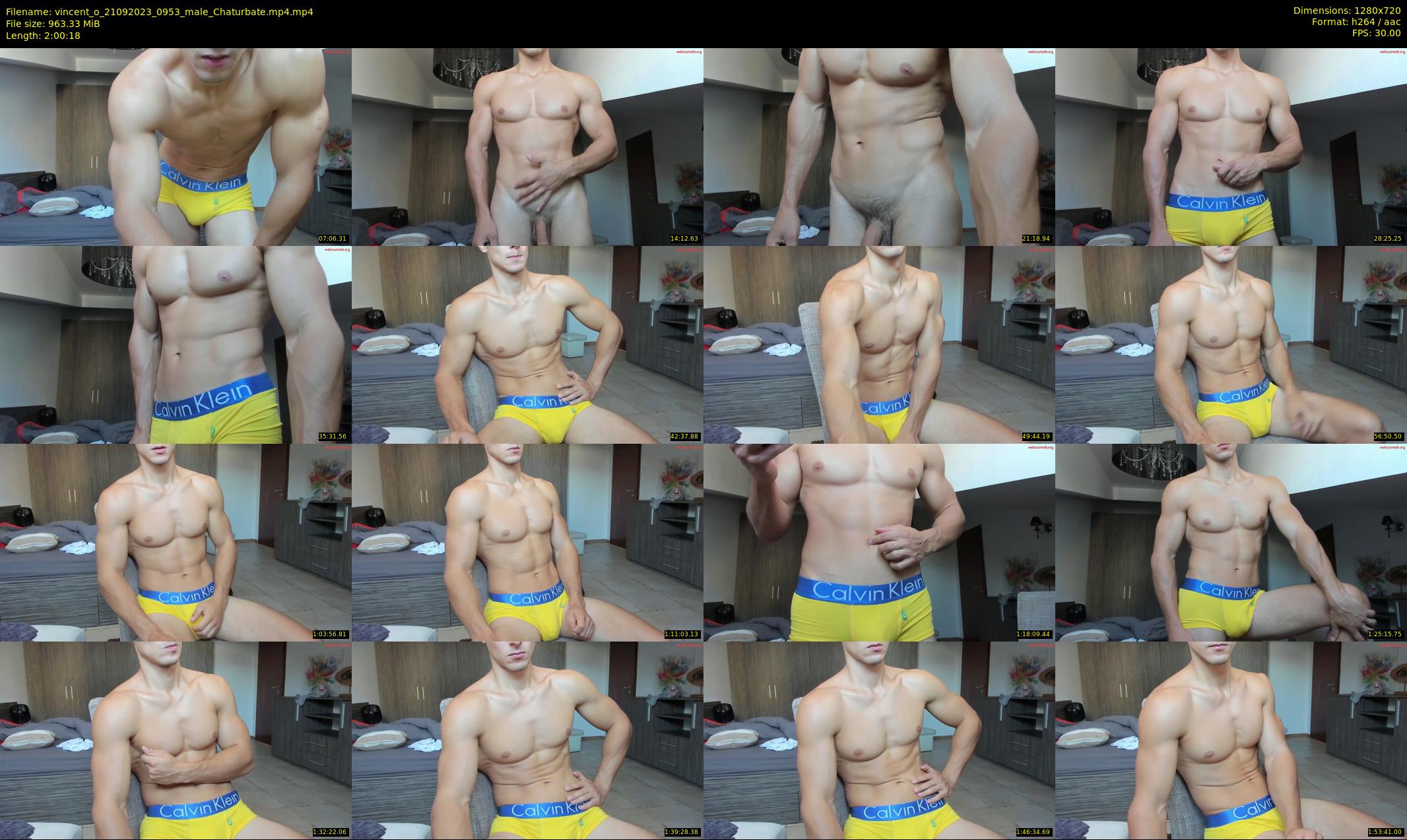 vincent_o — Chaturbate Male stripcam clip, Sep 21, 2023