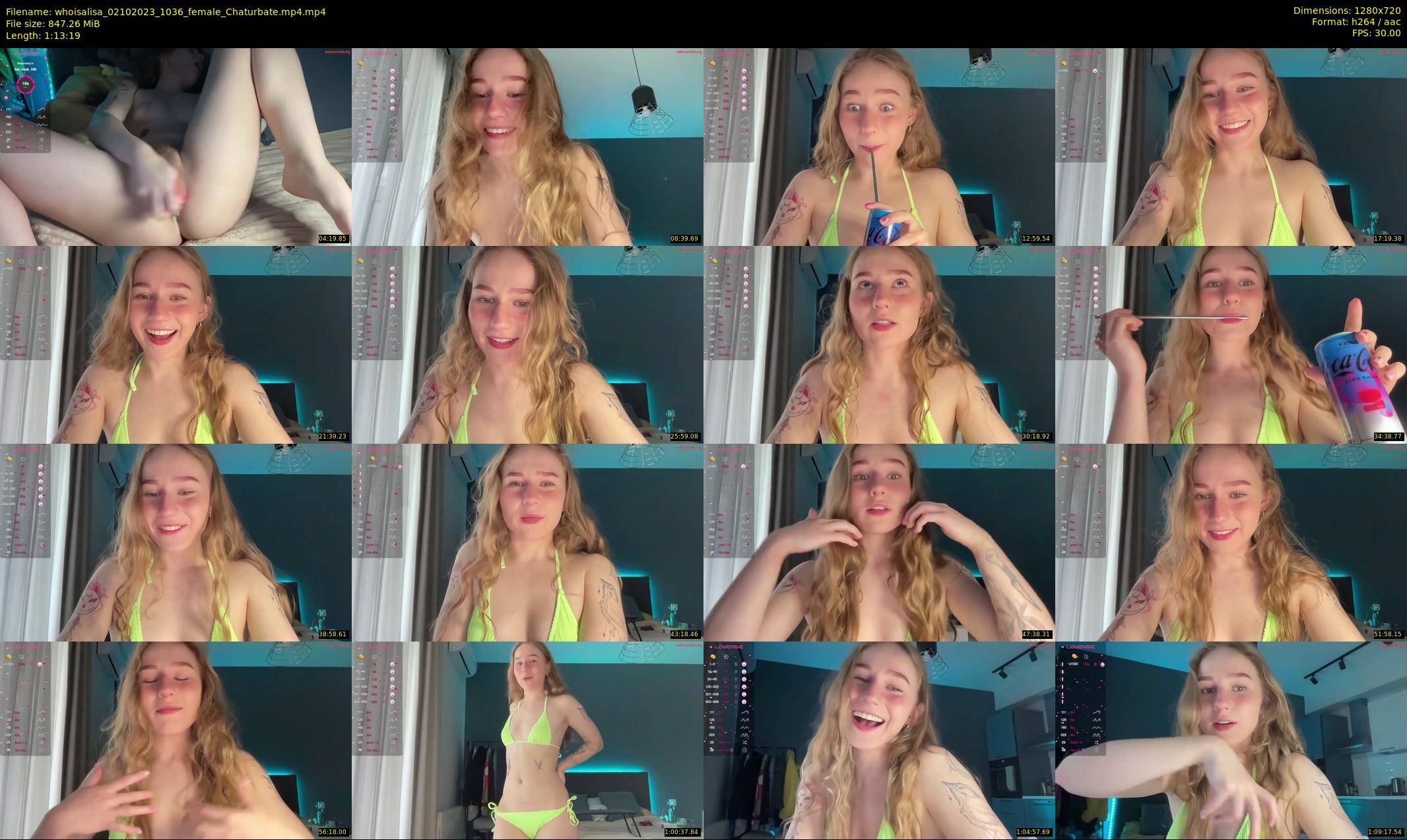whoisalisa — Chaturbate Female stripcam clip, Oct 2, 2023