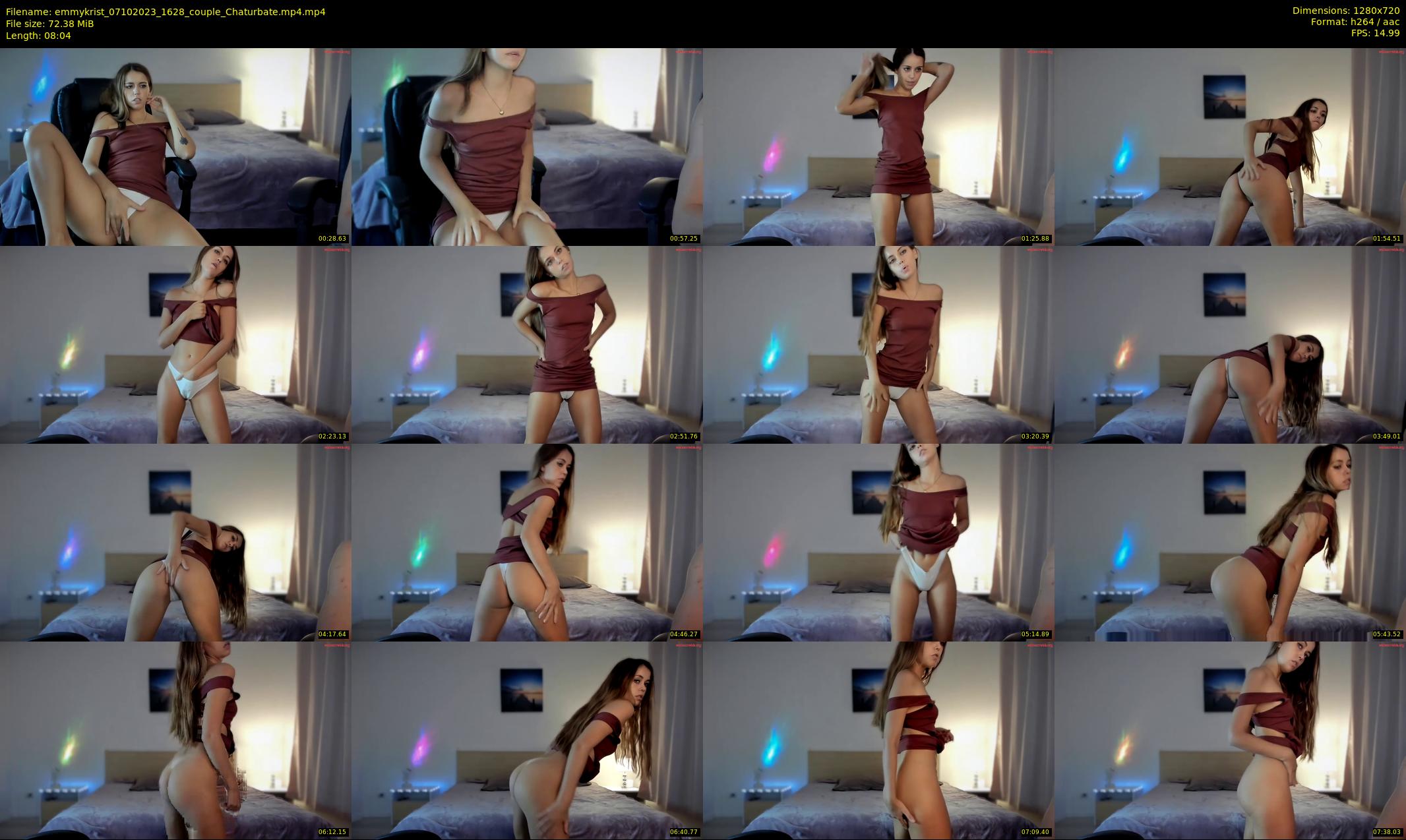 emmykrist — Chaturbate Couple stripcam clip, Oct 7, 2023