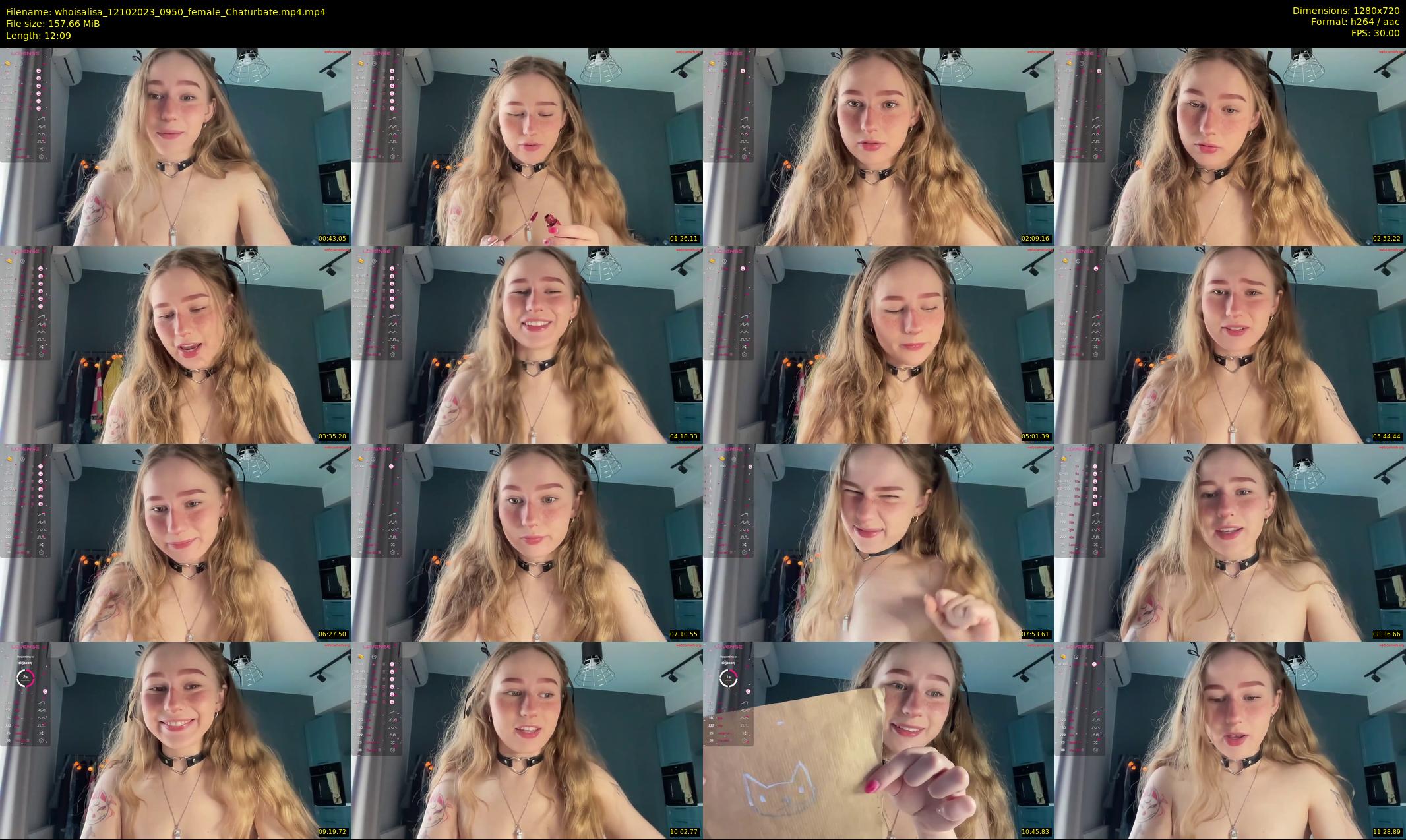 whoisalisa — Chaturbate Female stripcam clip, Oct 12, 2023
