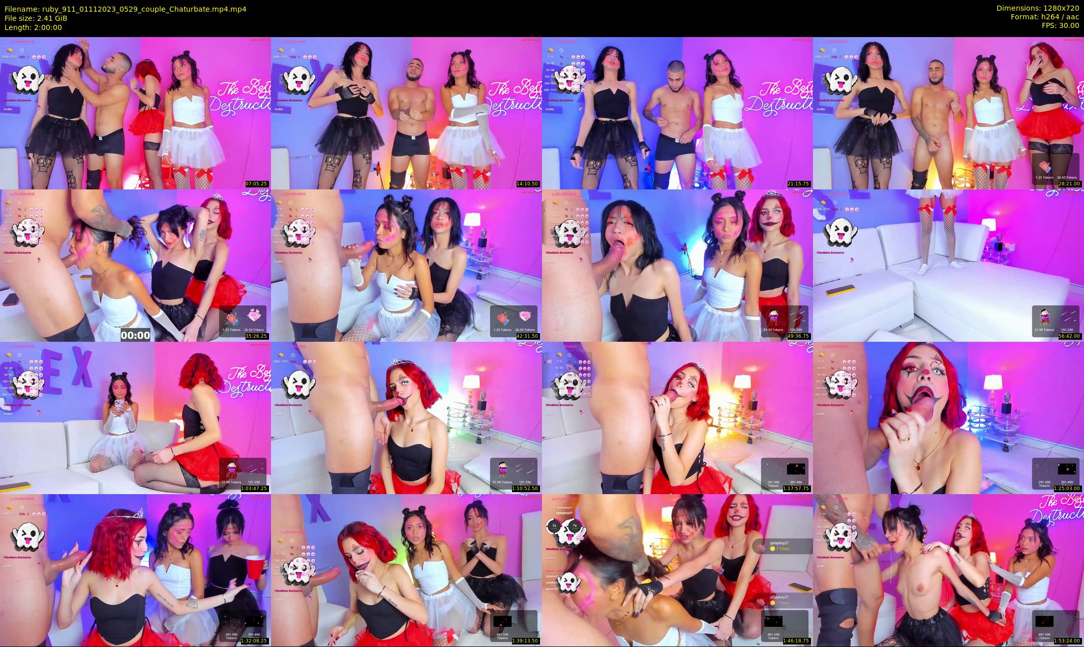 ruby_911 — Chaturbate Couple stripcam clip, Nov 1, 2023