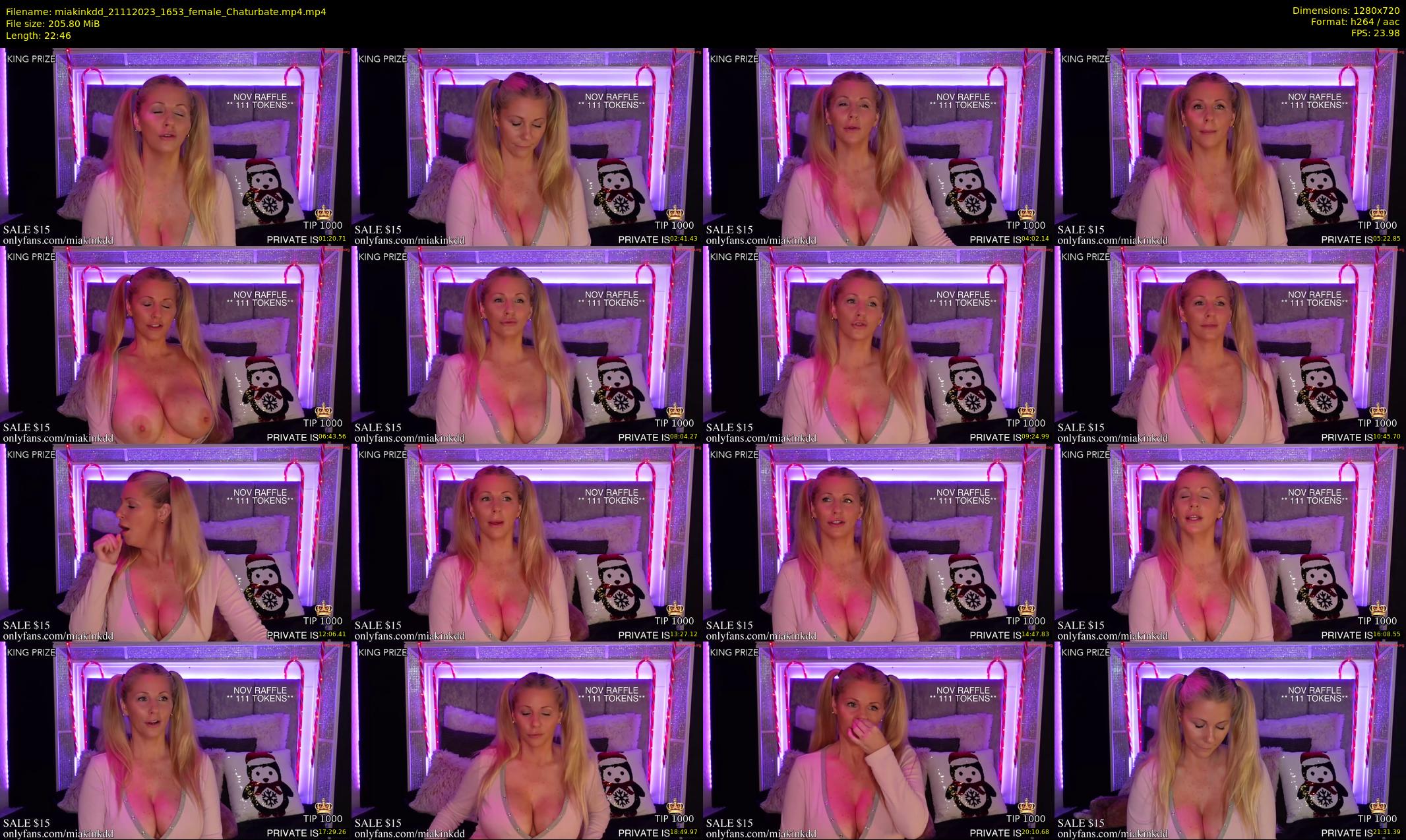 miakinkdd — Chaturbate Female stripcam clip, Nov 21, 2023