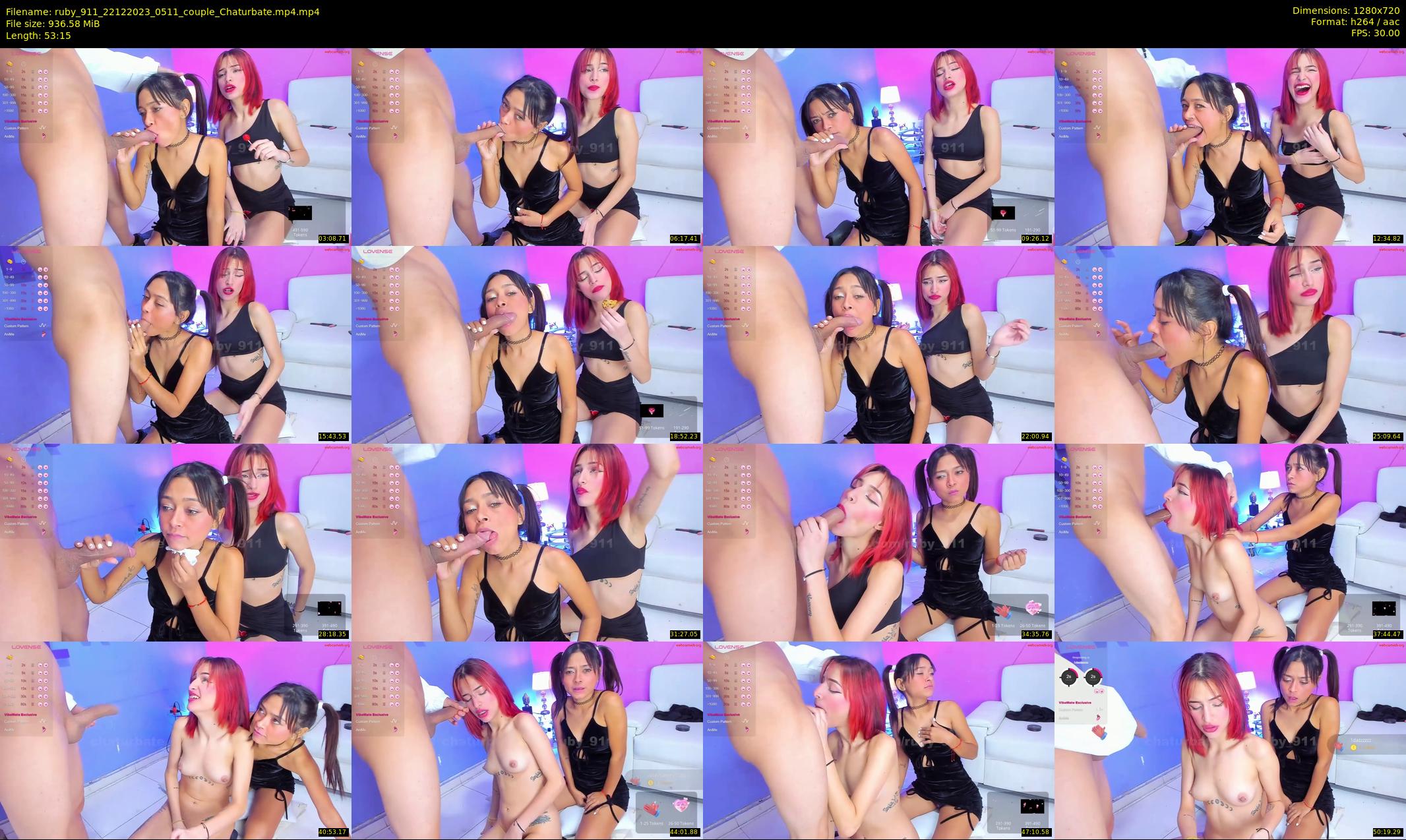 ruby_911 — Chaturbate Couple stripcam clip, Dec 21, 2023