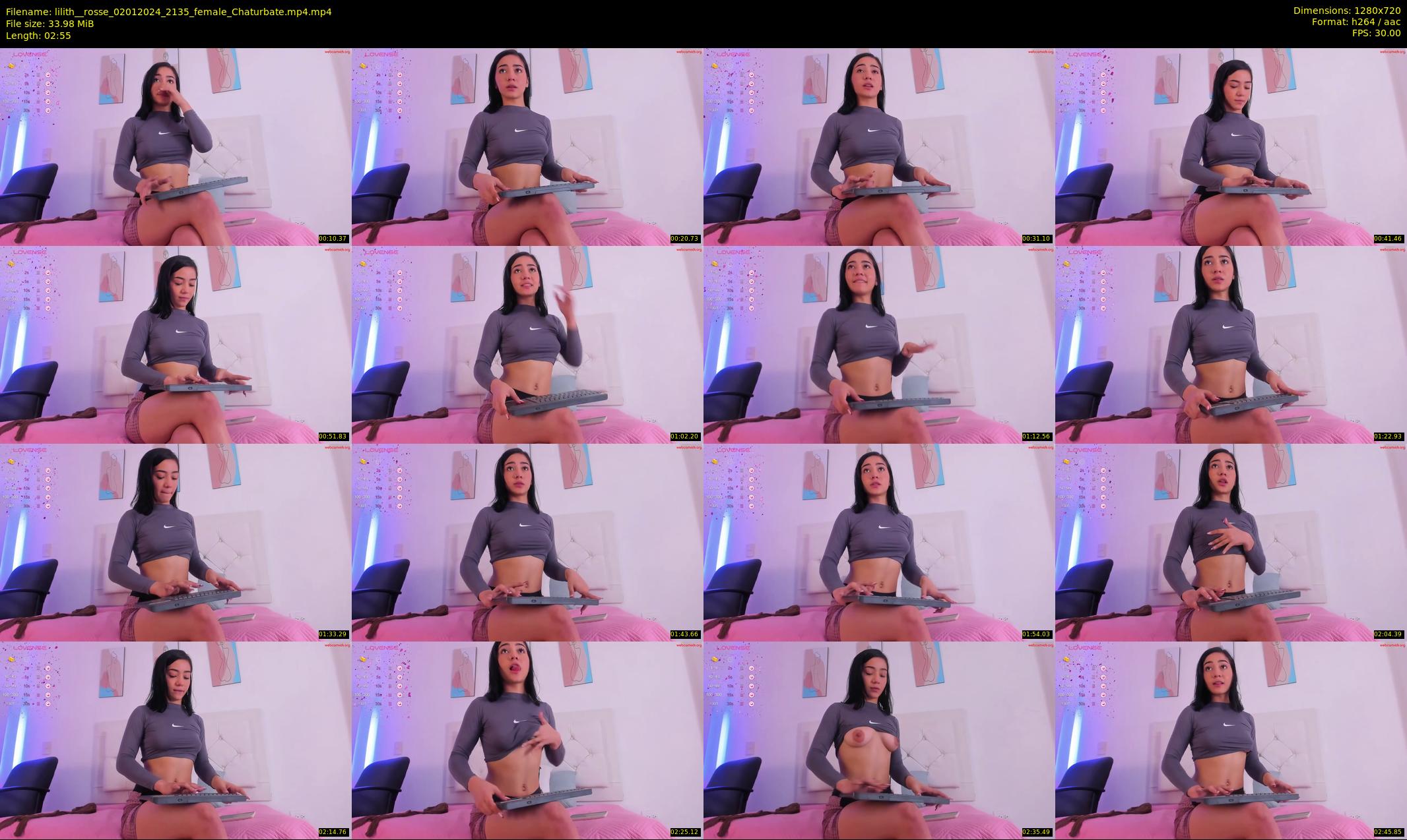 lilith__rosse — Chaturbate Female stripcam clip, Jan 2, 2024