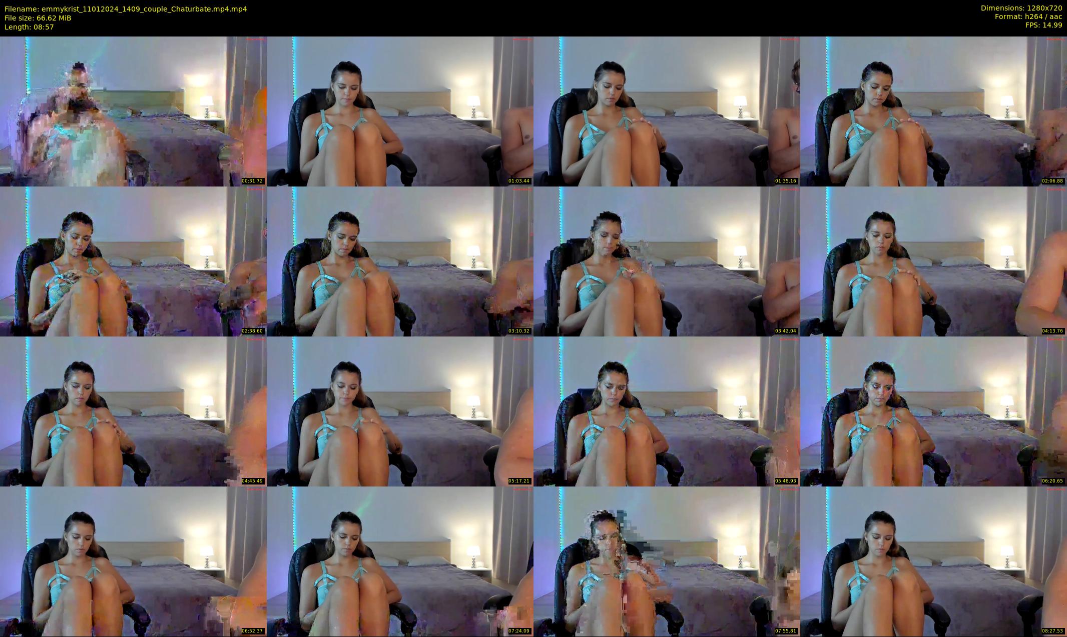 emmykrist — Chaturbate Couple stripcam clip, Jan 11, 2024