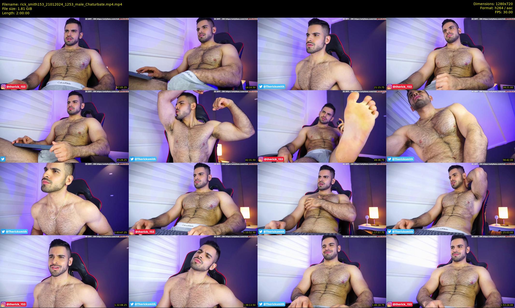 rick_smith153 — Chaturbate Male stripcam clip, Jan 21, 2024