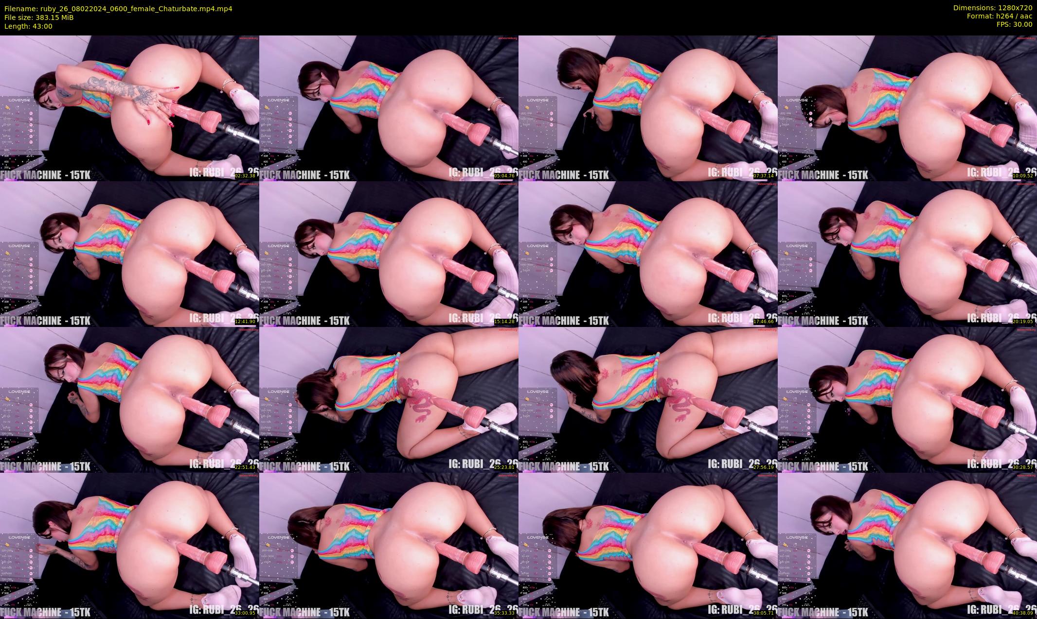 ruby_26 — Chaturbate Female stripcam clip, Feb 8, 2024