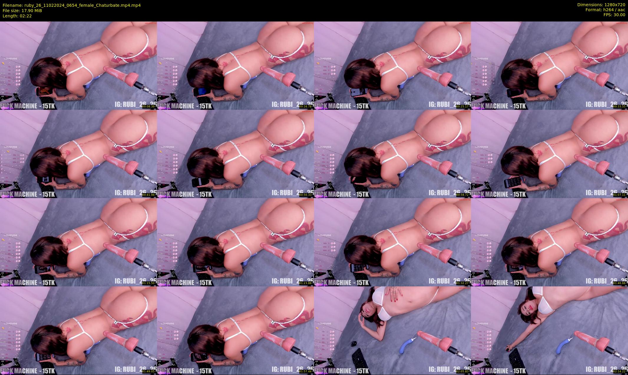 ruby_26 — Chaturbate Female stripcam clip, Feb 11, 2024