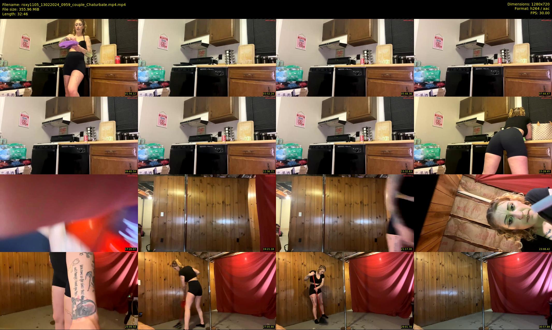 roxy1105 — Chaturbate Female stripcam clip, Feb 13, 2024