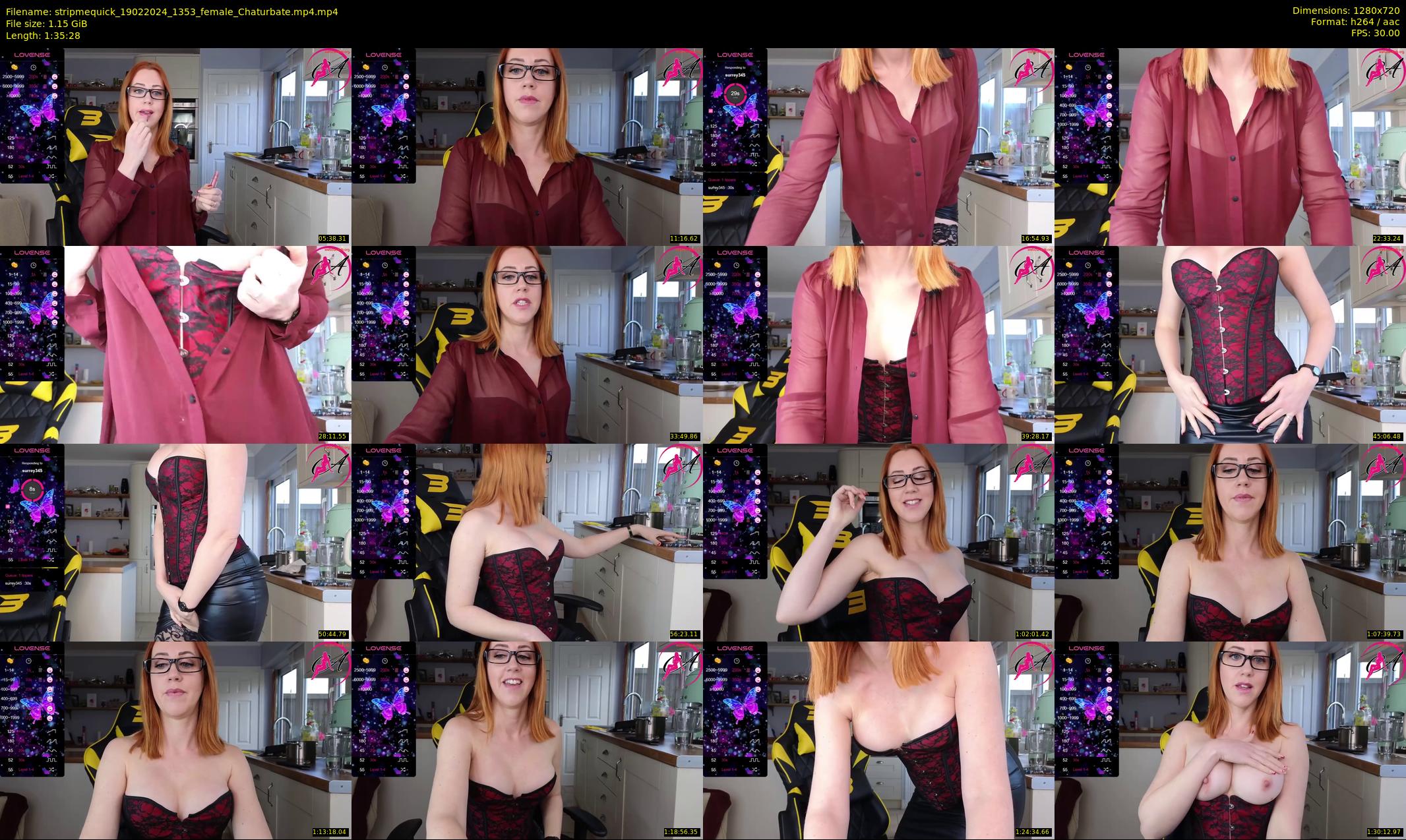 stripmequick — Chaturbate Female stripcam clip, Feb 19, 2024