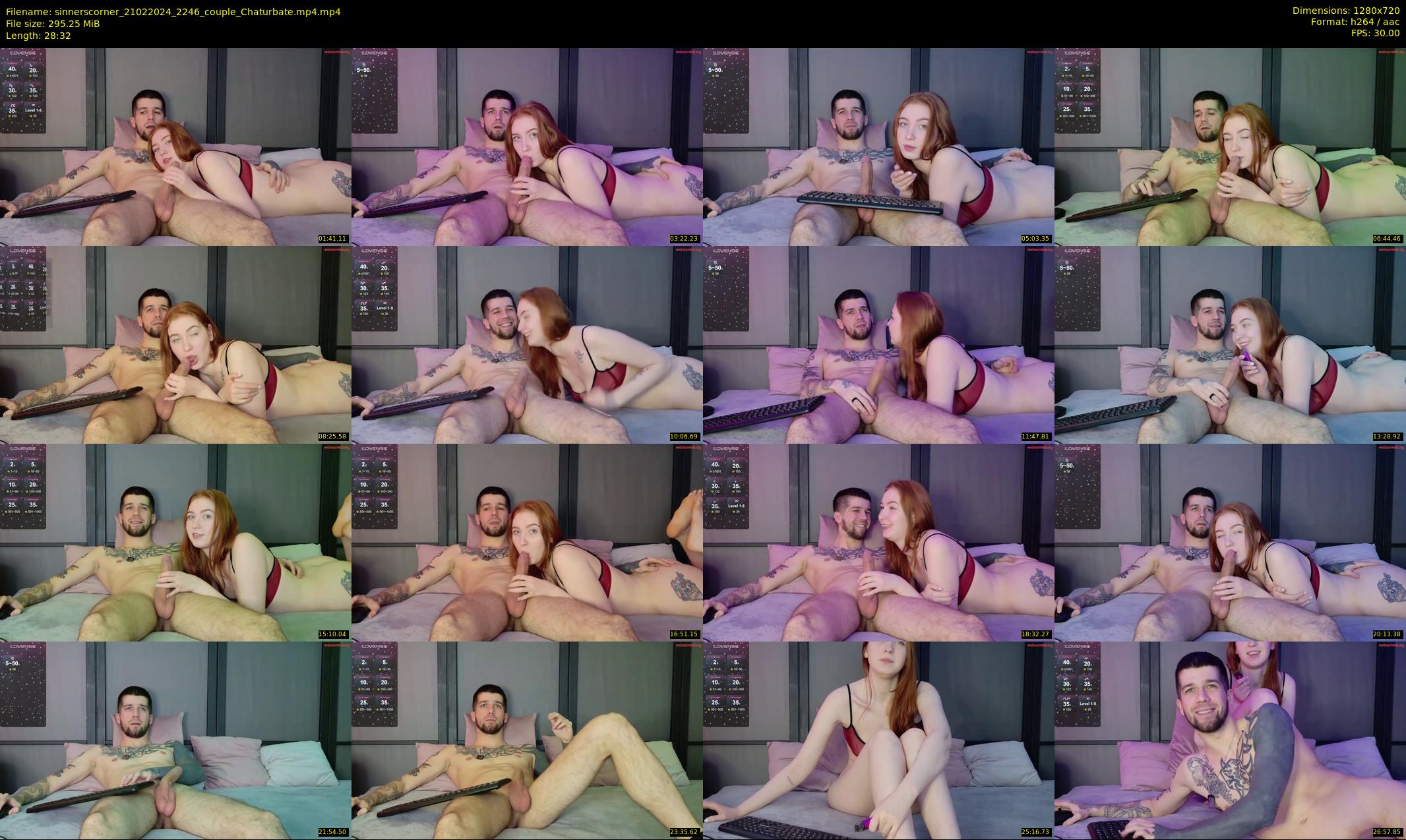 sinnerscorner — Chaturbate Couple stripcam clip, Feb 21, 2024
