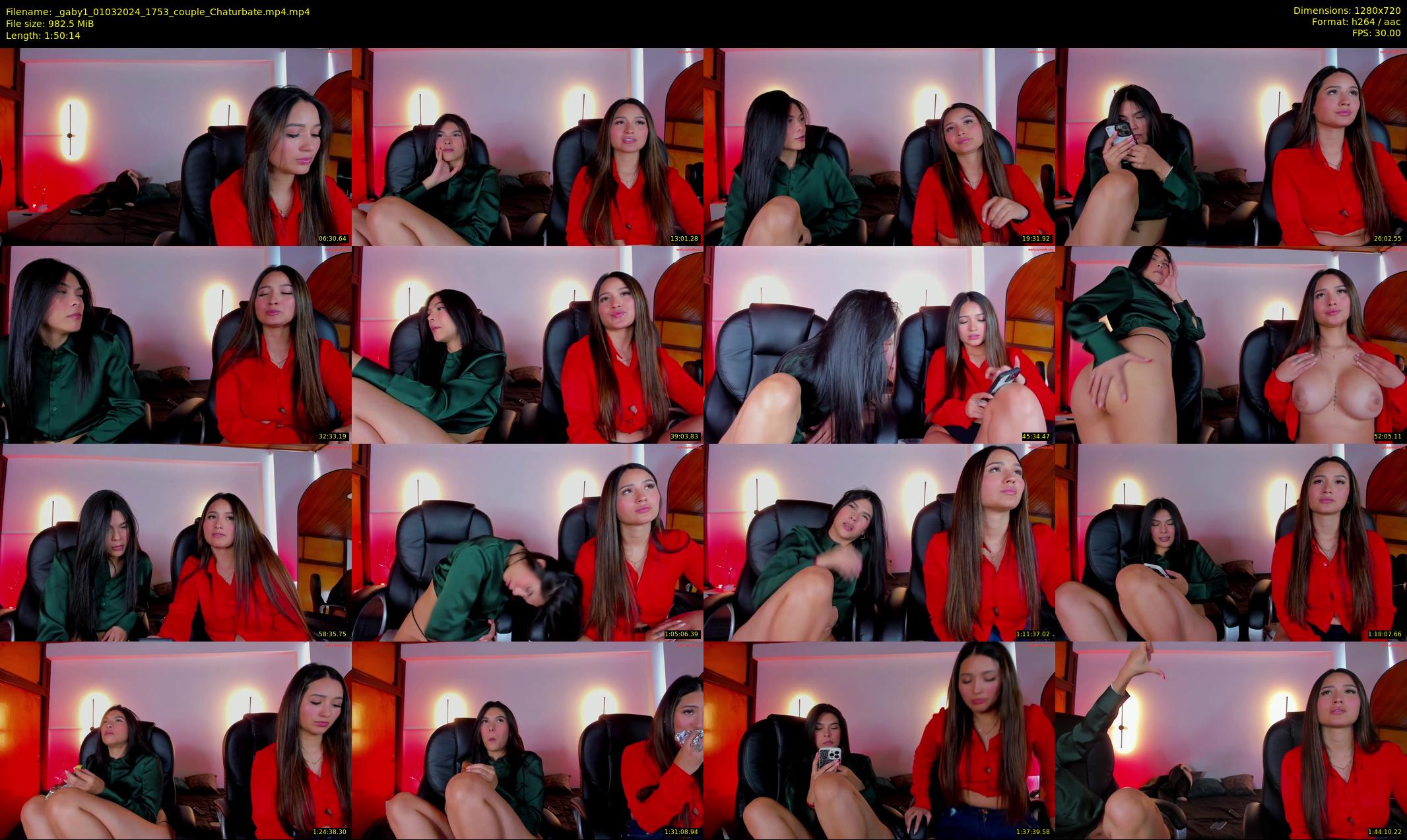 _gaby1 — Chaturbate Female stripcam clip, Mar 1, 2024