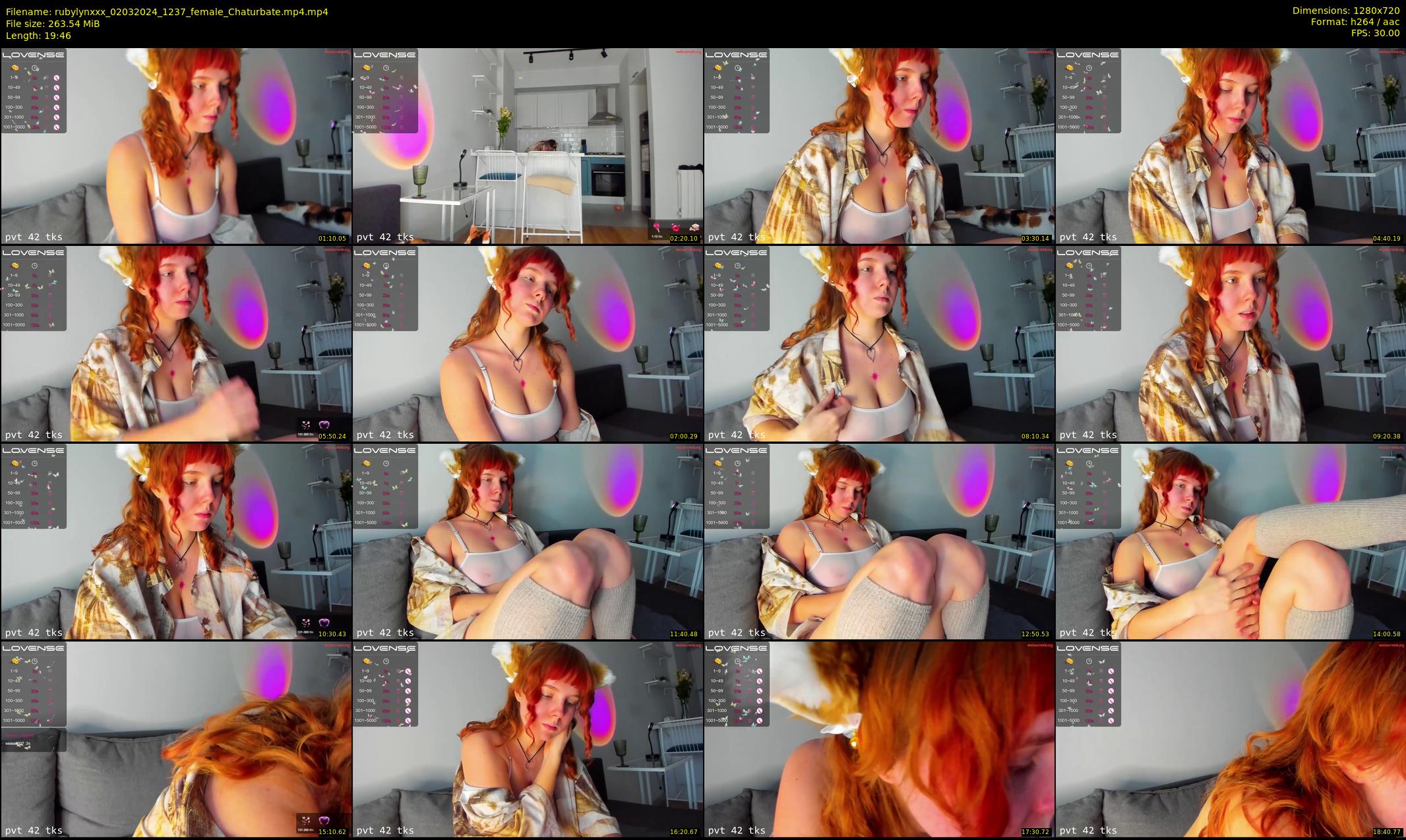 rubylynxxx — Chaturbate Female stripcam clip, Mar 2, 2024