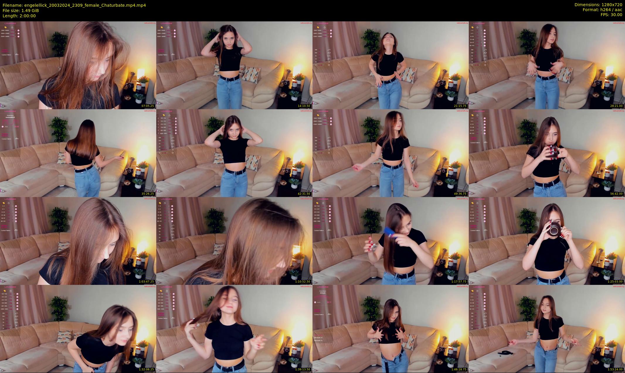 engelellick — Chaturbate Female stripcam clip, Mar 20, 2024