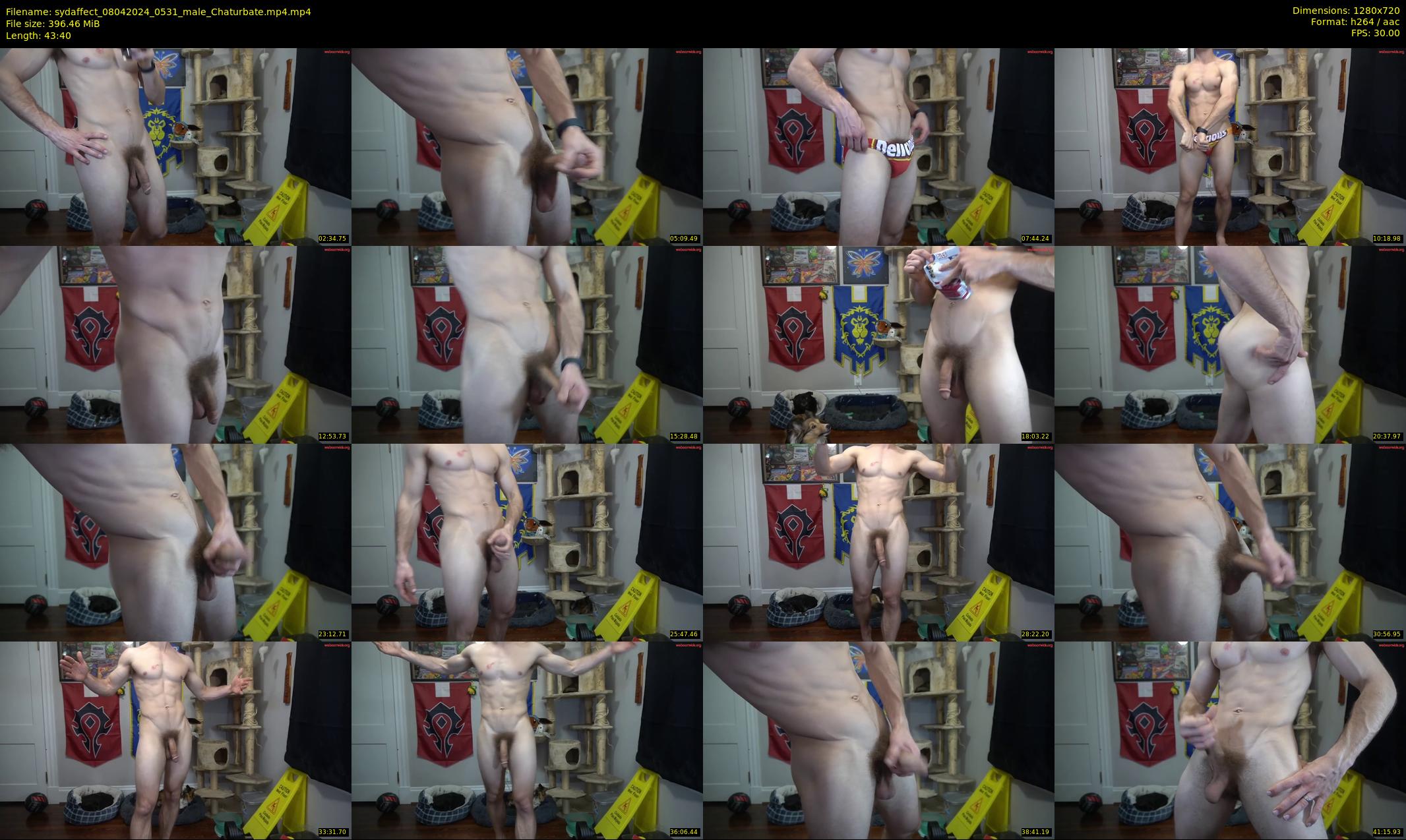 sydaffect — Chaturbate Male stripcam clip, Apr 7, 2024