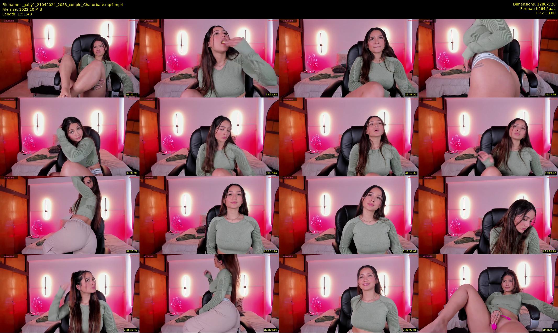 _gaby1 — Chaturbate Female stripcam clip, Apr 21, 2024