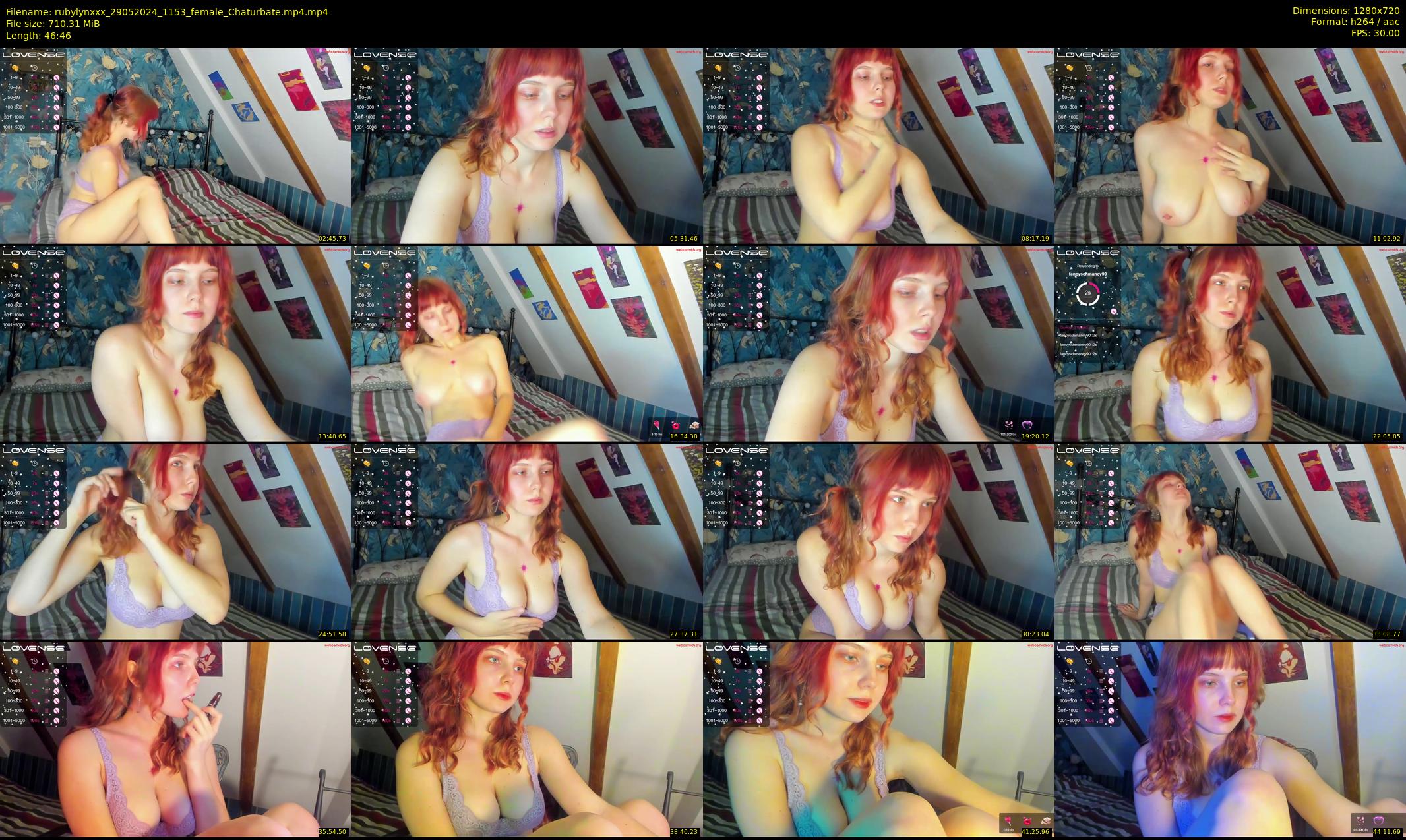 rubylynxxx — Chaturbate Female stripcam clip, May 29, 2024