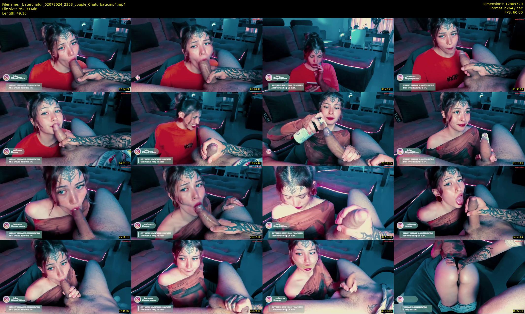 _baterchatur — Chaturbate Couple stripcam clip, Jul 2, 2024