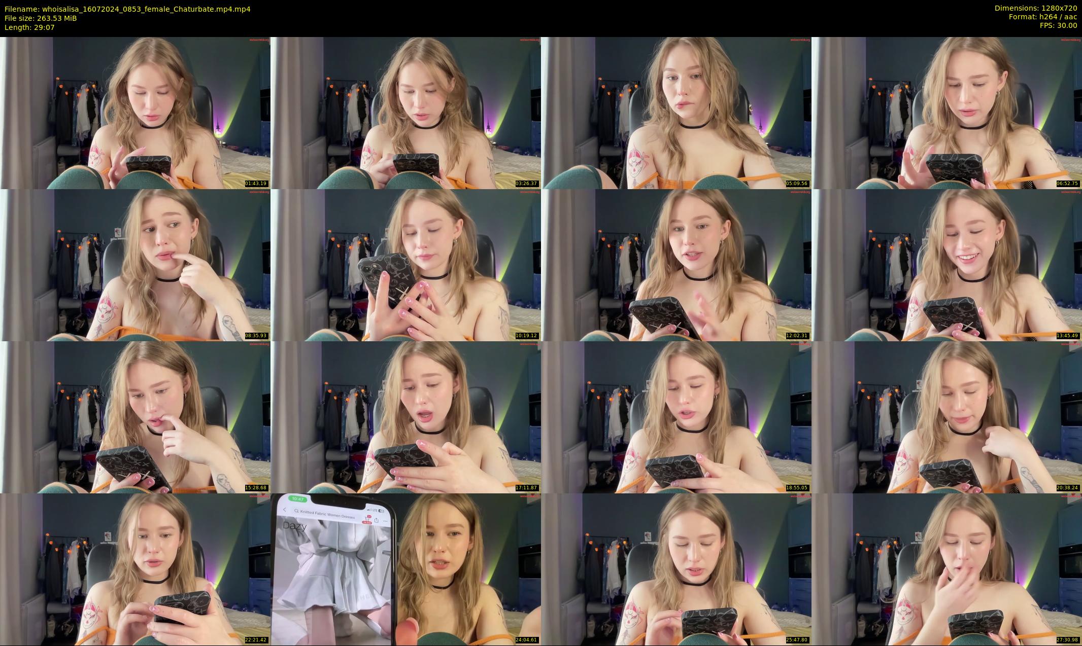 whoisalisa — Chaturbate Female stripcam clip, Jul 16, 2024