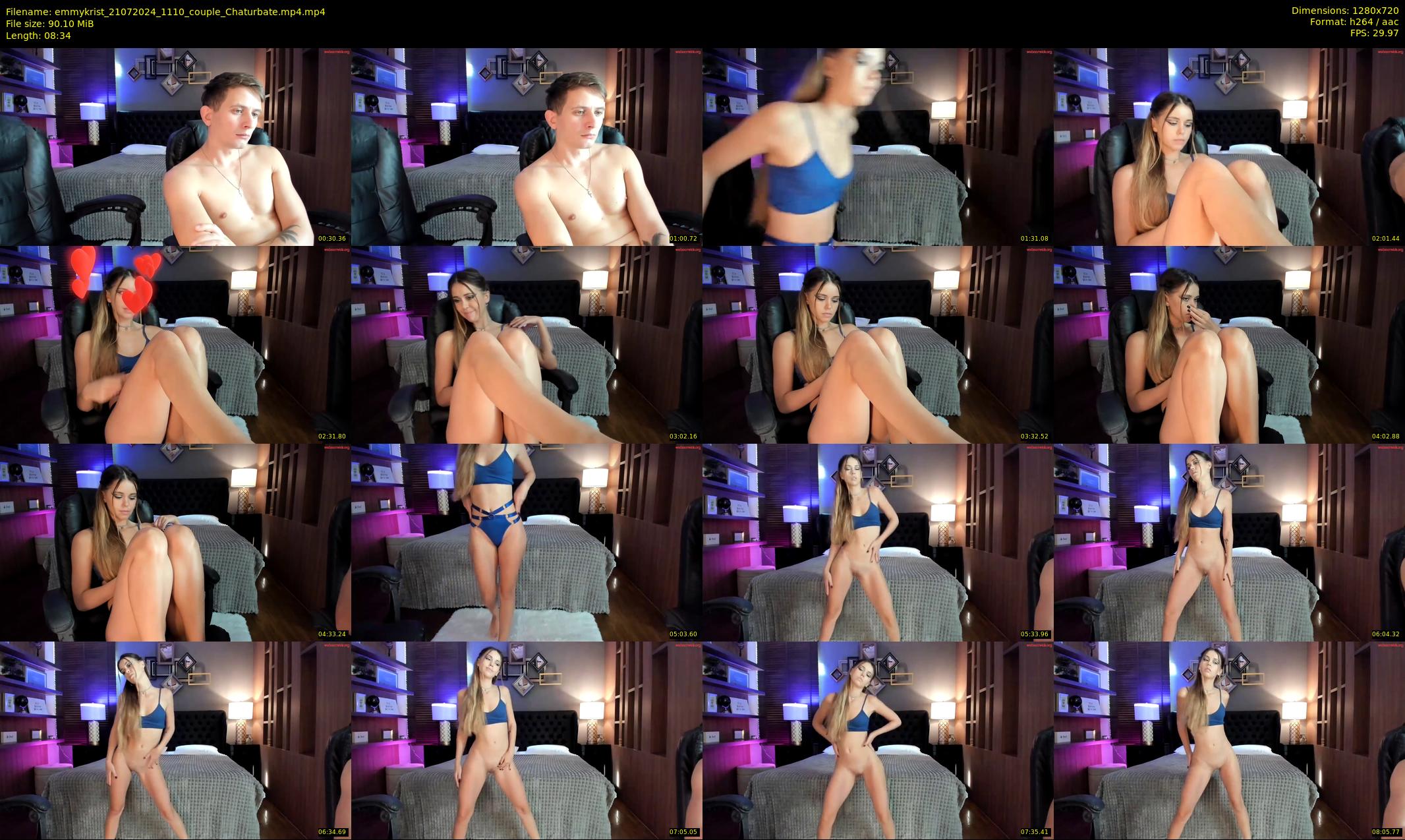 emmykrist — Chaturbate Couple stripcam clip, Jul 21, 2024
