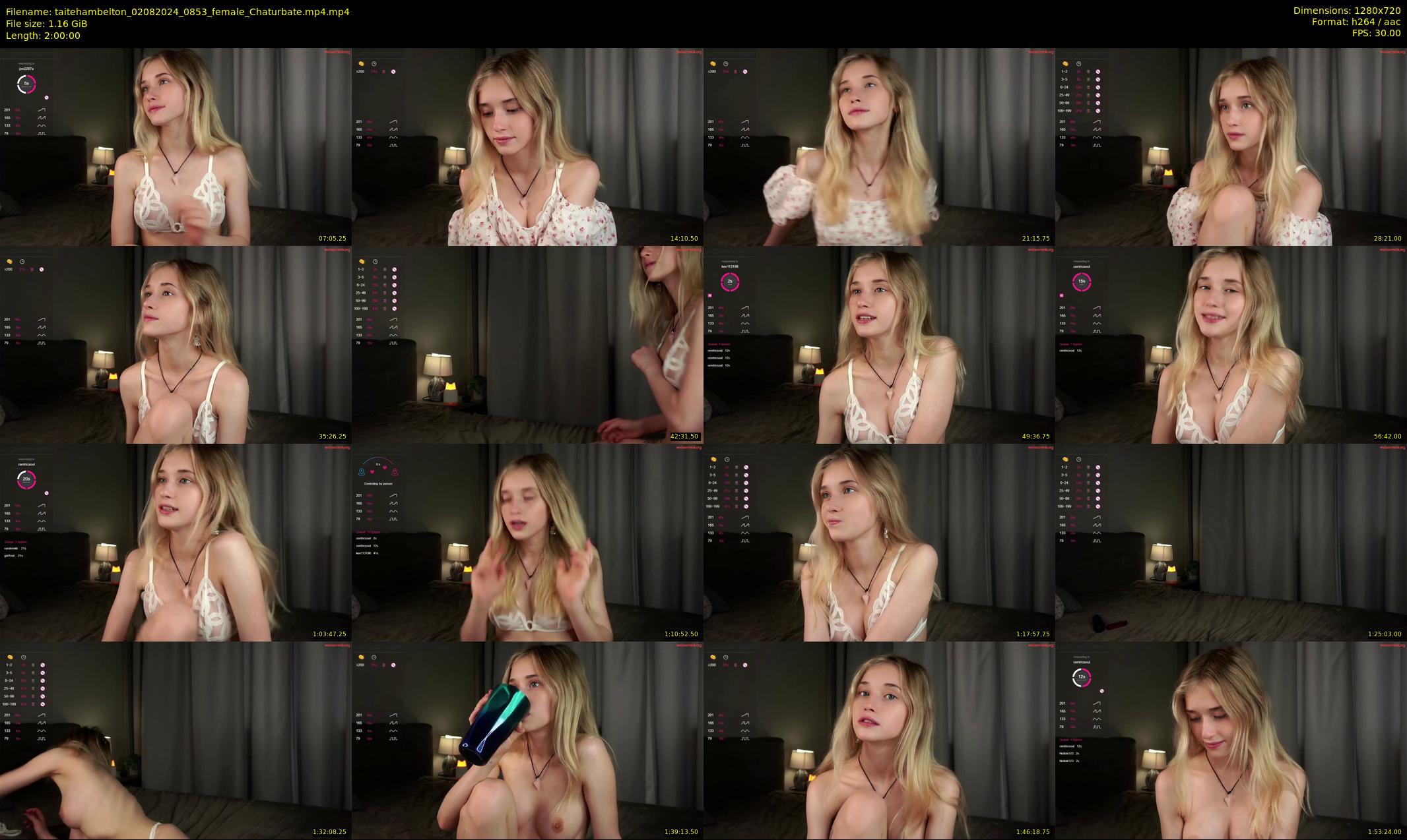 taitehambelton — Chaturbate Female stripcam clip, Aug 2, 2024