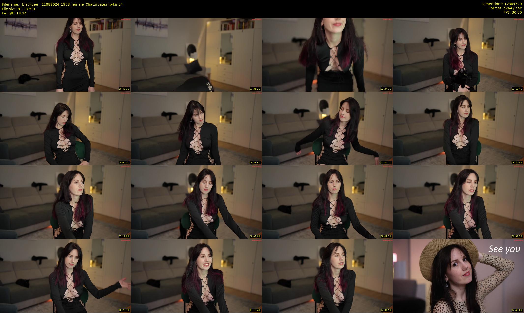 _blackbee_ — Chaturbate Female stripcam clip, Aug 11, 2024