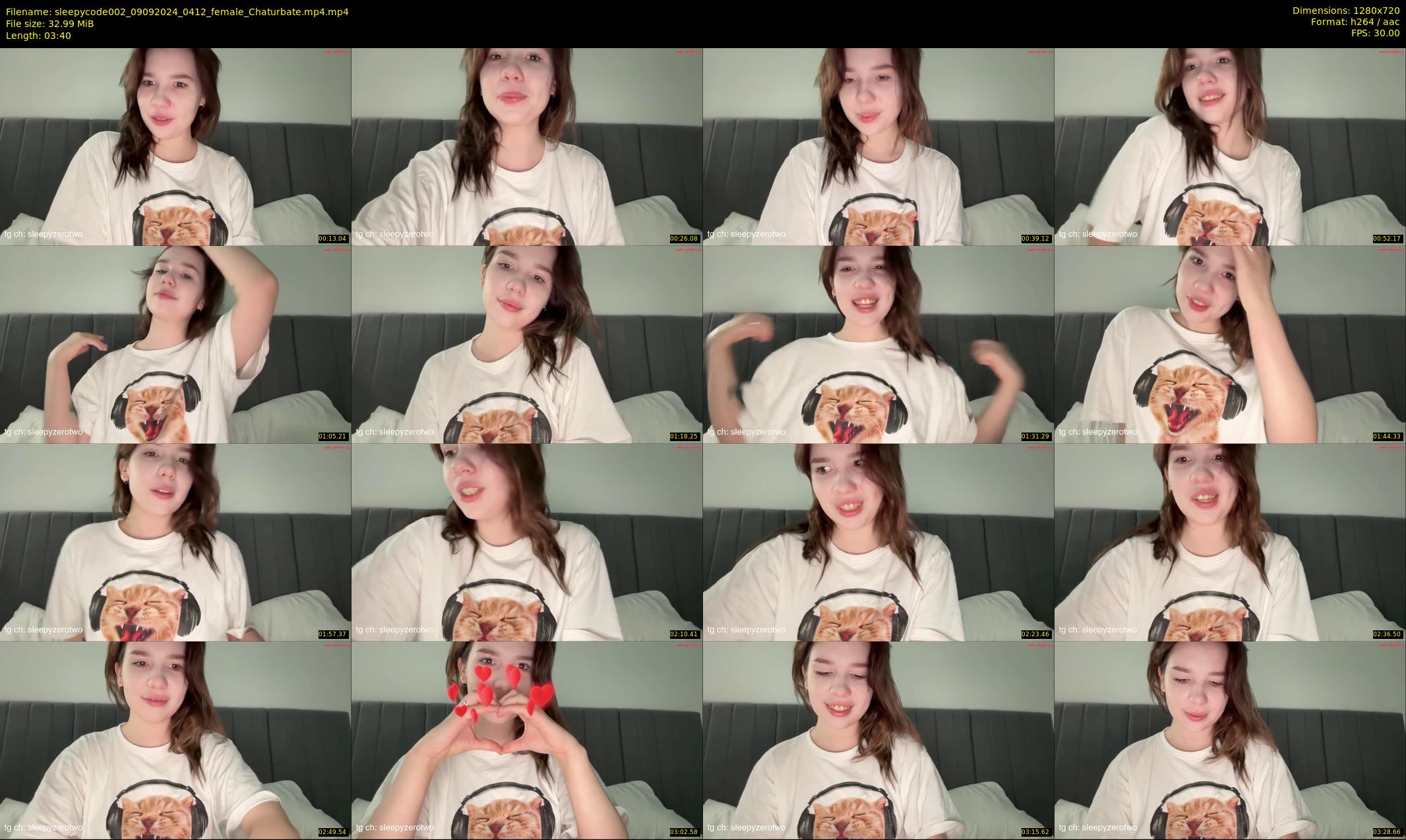 sleepycode002 — Chaturbate Female stripcam clip, Sep 8, 2024