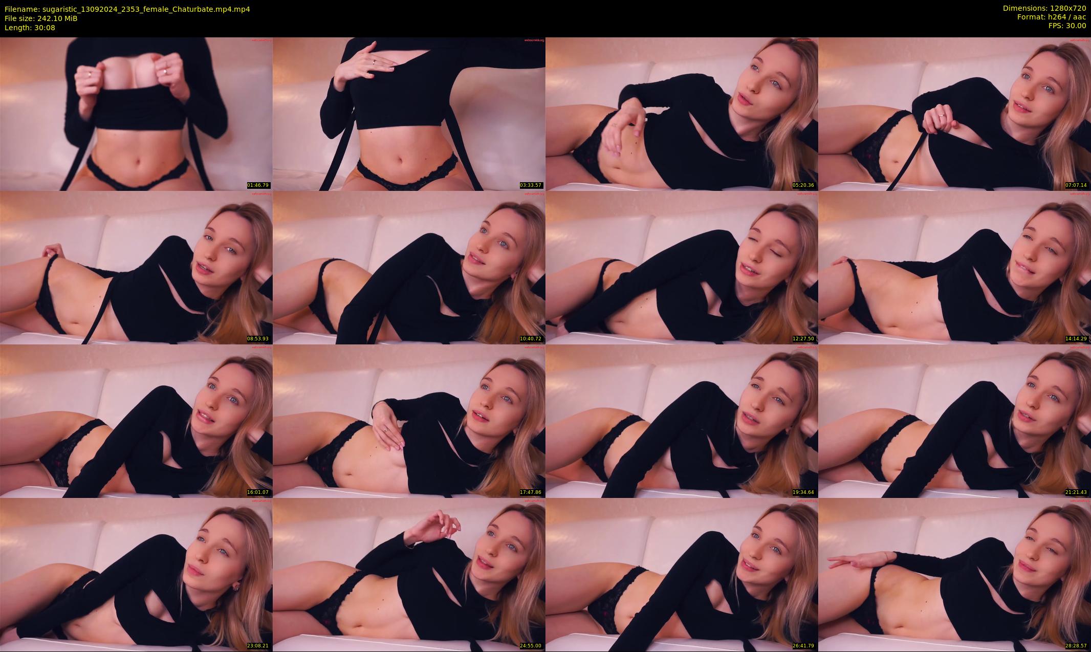 sugaristic — Chaturbate Female stripcam clip, Sep 13, 2024
