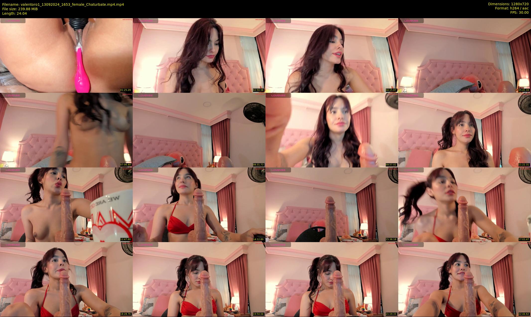 valentoro1 — Chaturbate Female stripcam clip, Sep 13, 2024