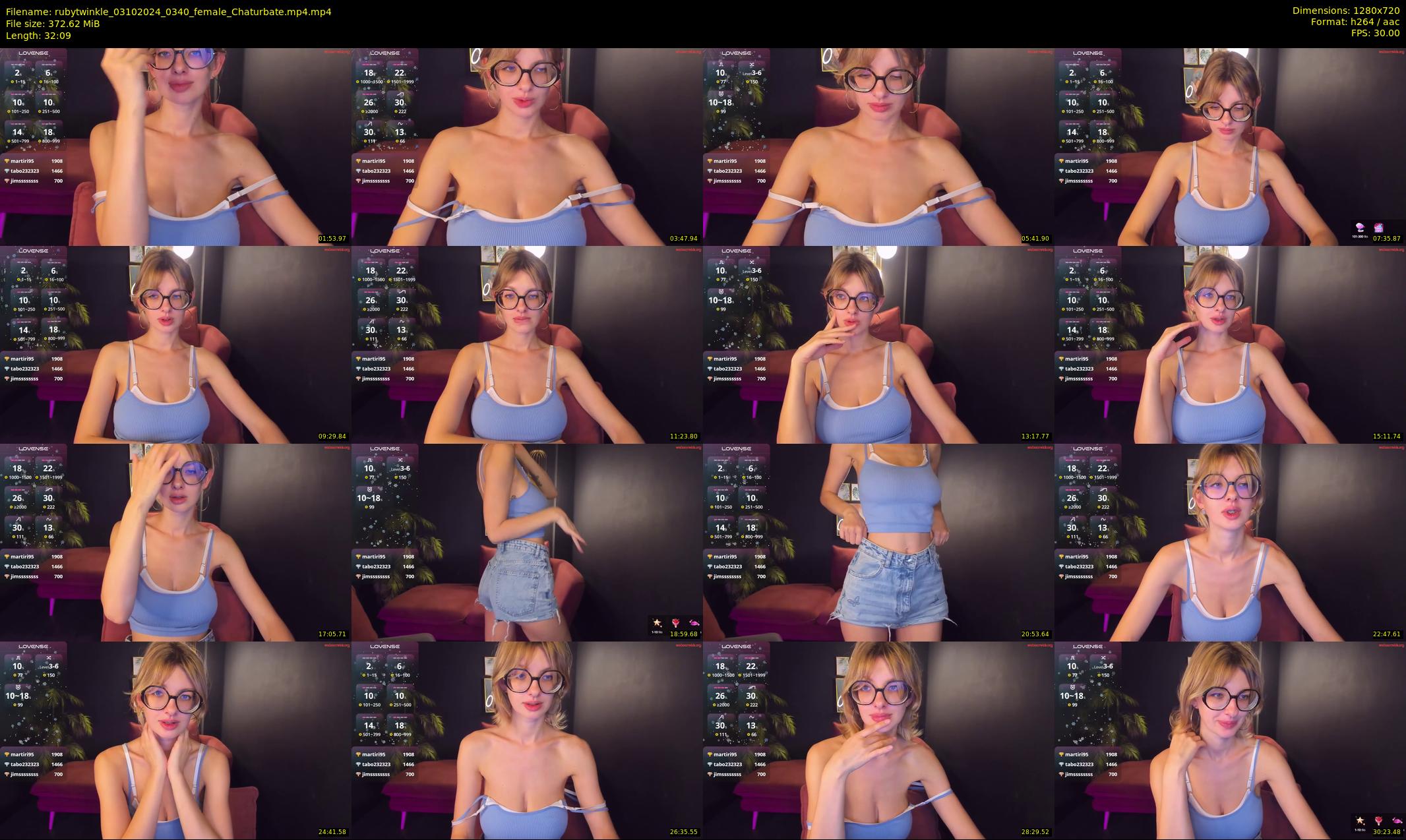 rubytwinkle — Chaturbate Female stripcam clip, Oct 2, 2024