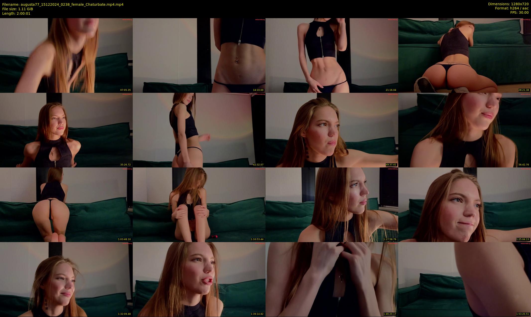 augusta77 — Chaturbate Female stripcam clip, Dec 14, 2024