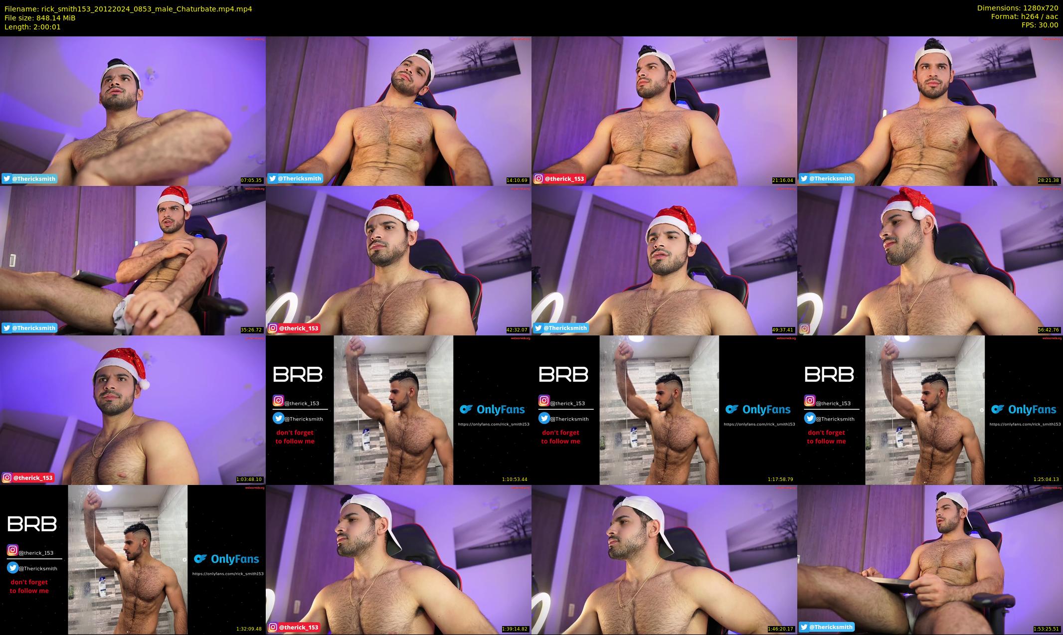 rick_smith153 — Chaturbate Male stripcam clip, Dec 20, 2024