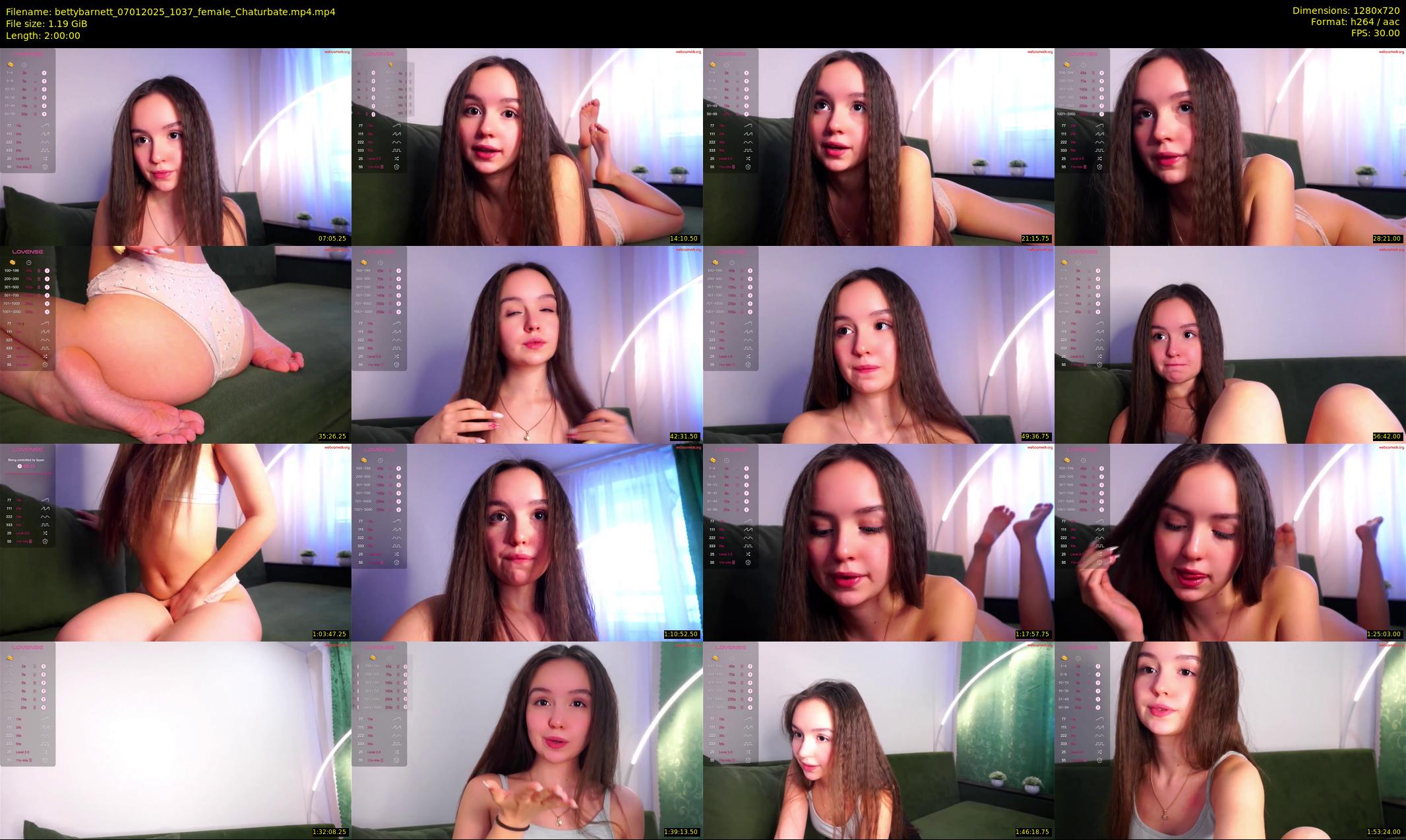 bettybarnett — Chaturbate Female stripcam clip, Jan 7, 2025