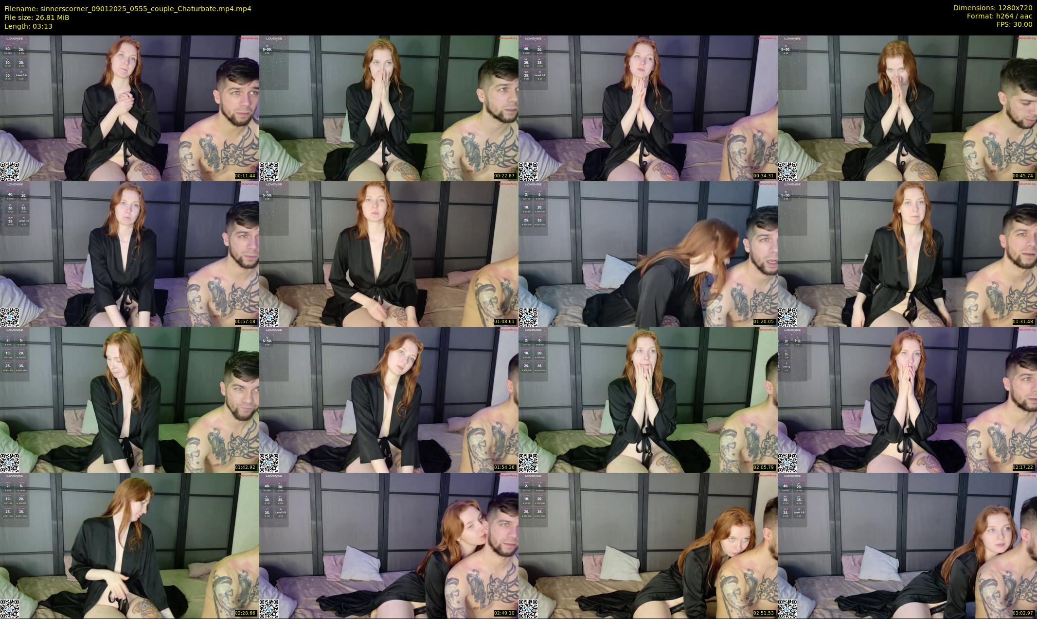 sinnerscorner — Chaturbate Couple stripcam clip, Jan 8, 2025
